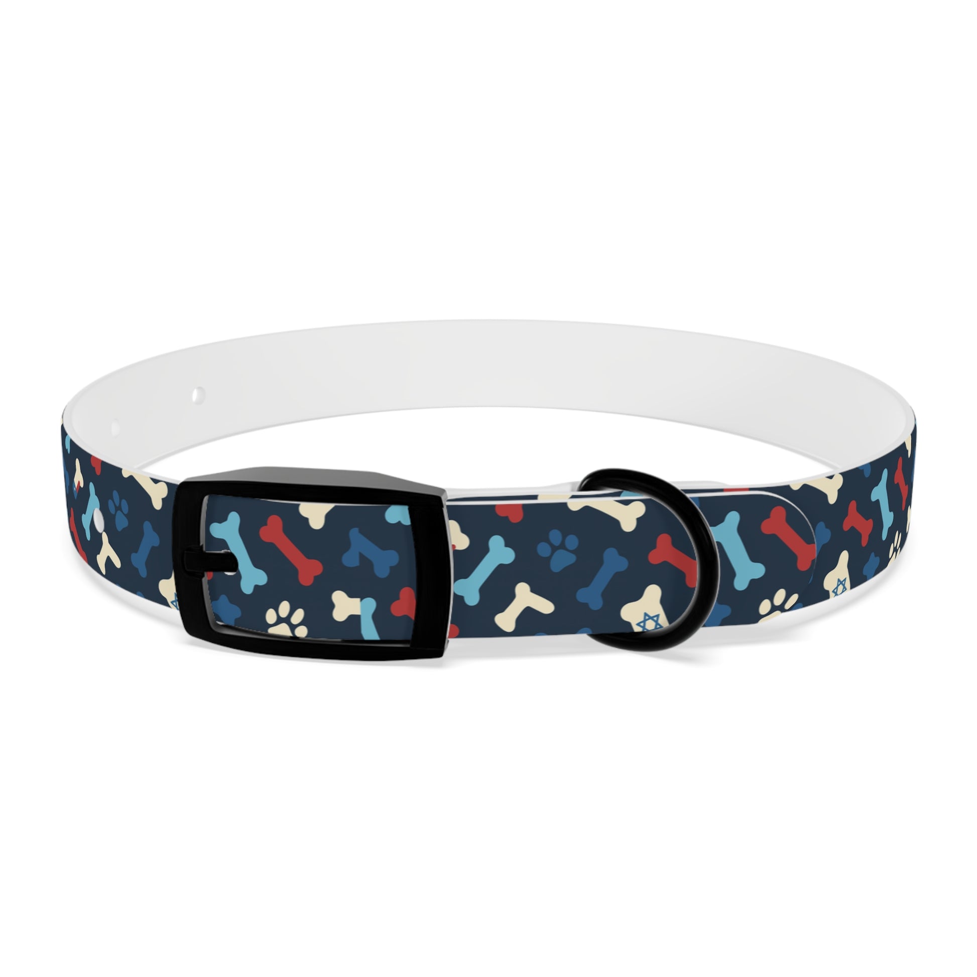 Seamless Bone Dog Collar - American Zionist