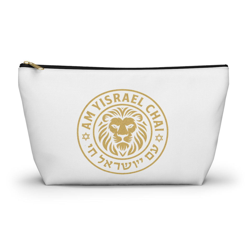 Am Yisrael Chai Accessory Pouch w T - bottom - American Zionist