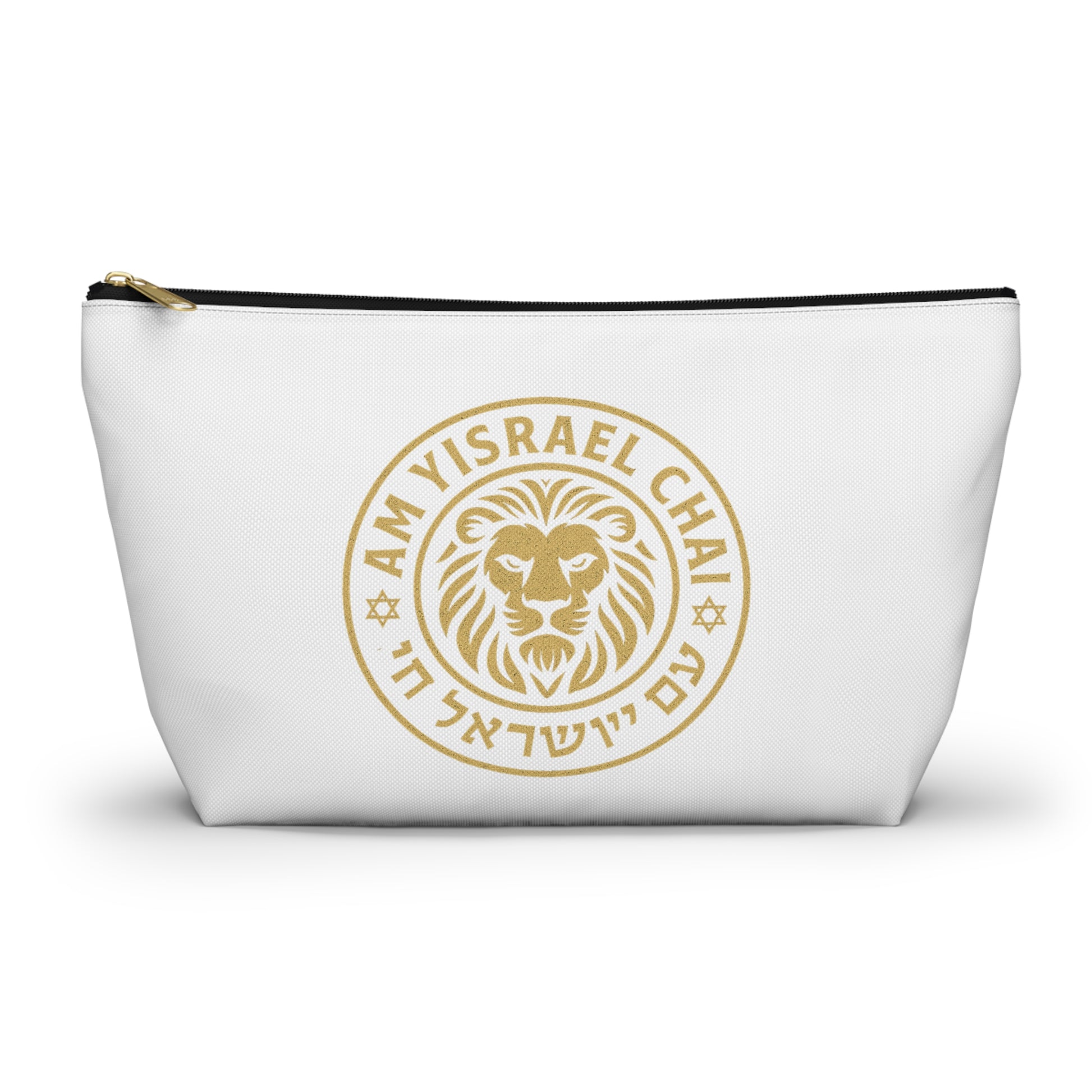 Am Yisrael Chai Accessory Pouch w T - bottom - American Zionist