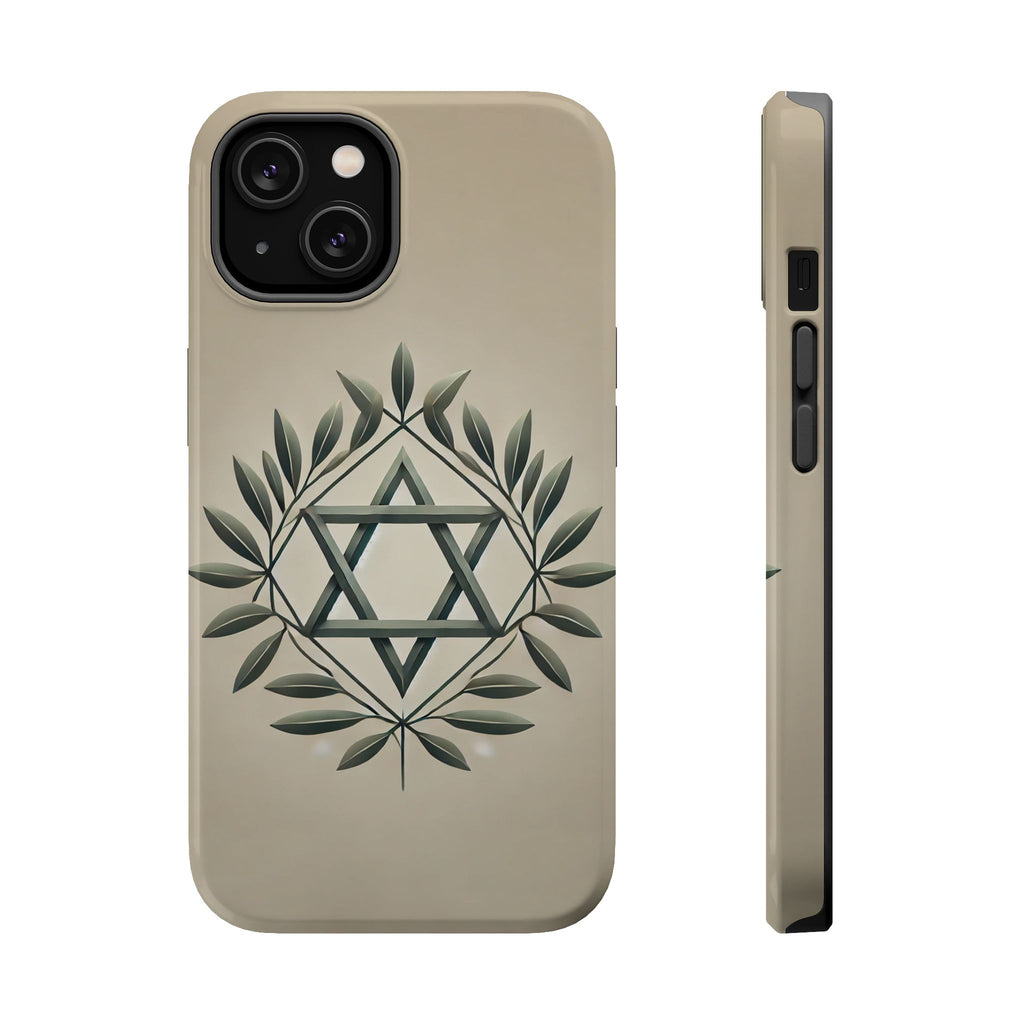 Olive and Star of David Magnetic Tough Cases - American Zionist
