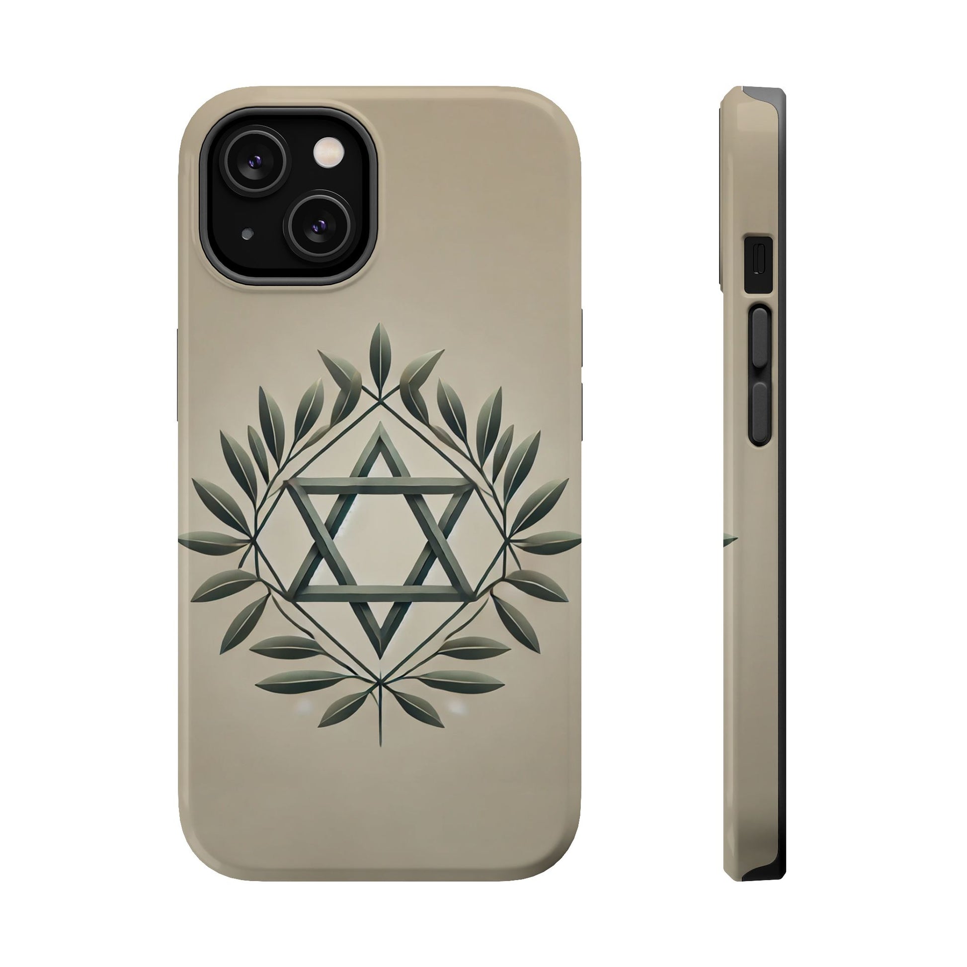 Olive and Star of David Magnetic Tough Cases - American Zionist