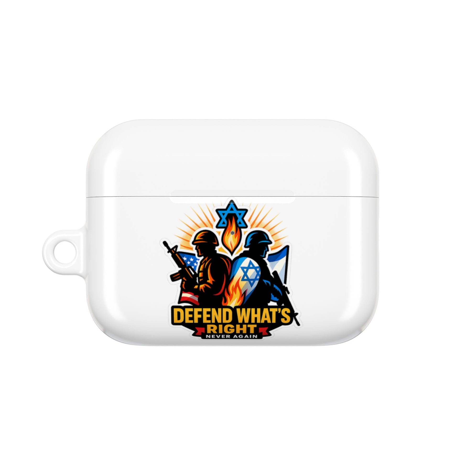 Defend What's Right AirPod Cases - American Zionist