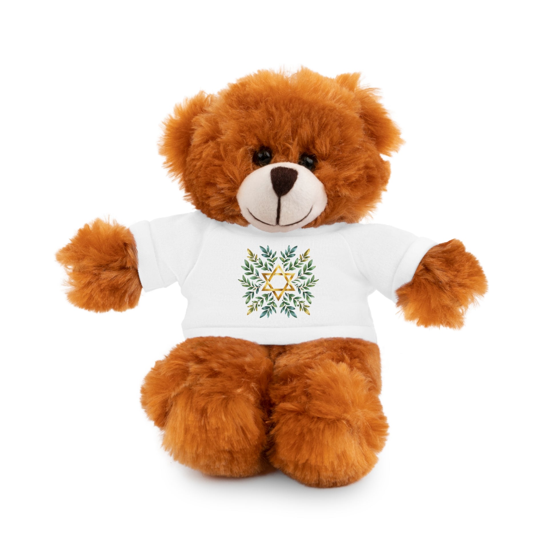 Star Of David Wreath Stuffed Animals with Tee - American Zionist