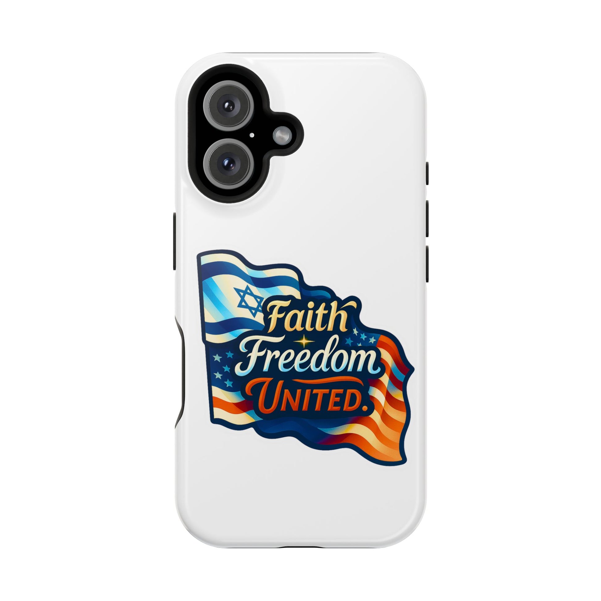Faith Freedom United Magnetic Tough Cases - American Zionist