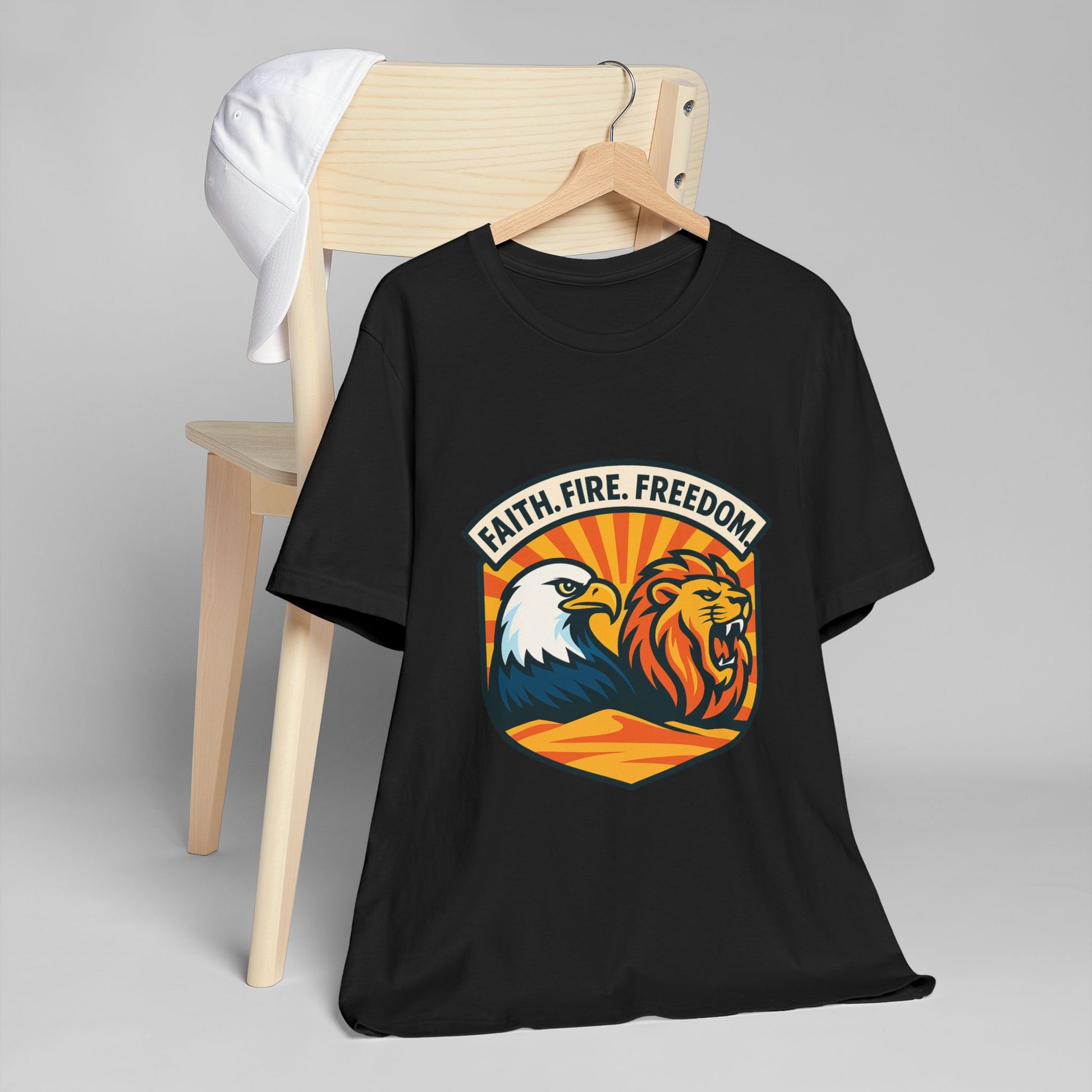 Lions Eagles Rise Unisex Jersey T-Shirt - American Zionist