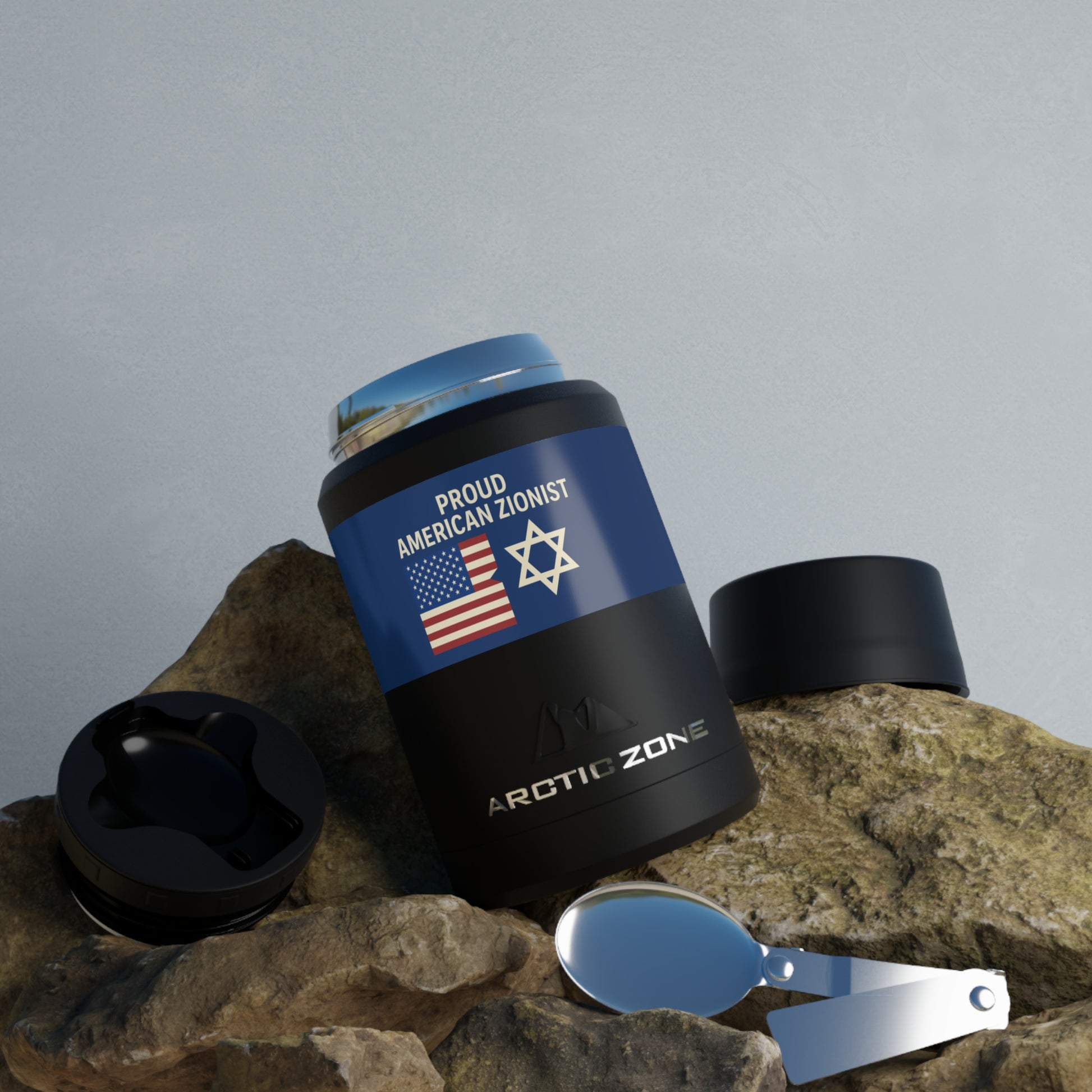 Blue Proud American Zionist Titan Copper Insulated Food Storage - American Zionist