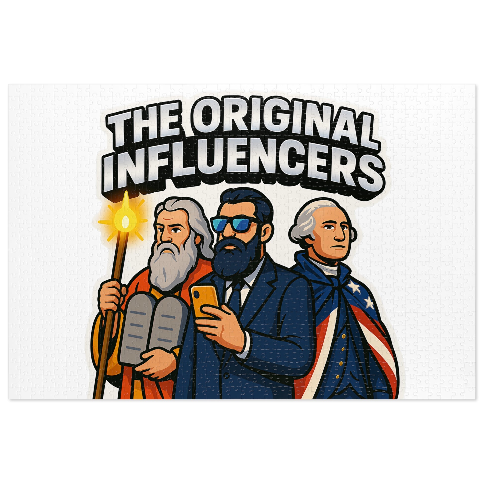Original Influencers Jigsaw Puzzle with Tin - American Zionist