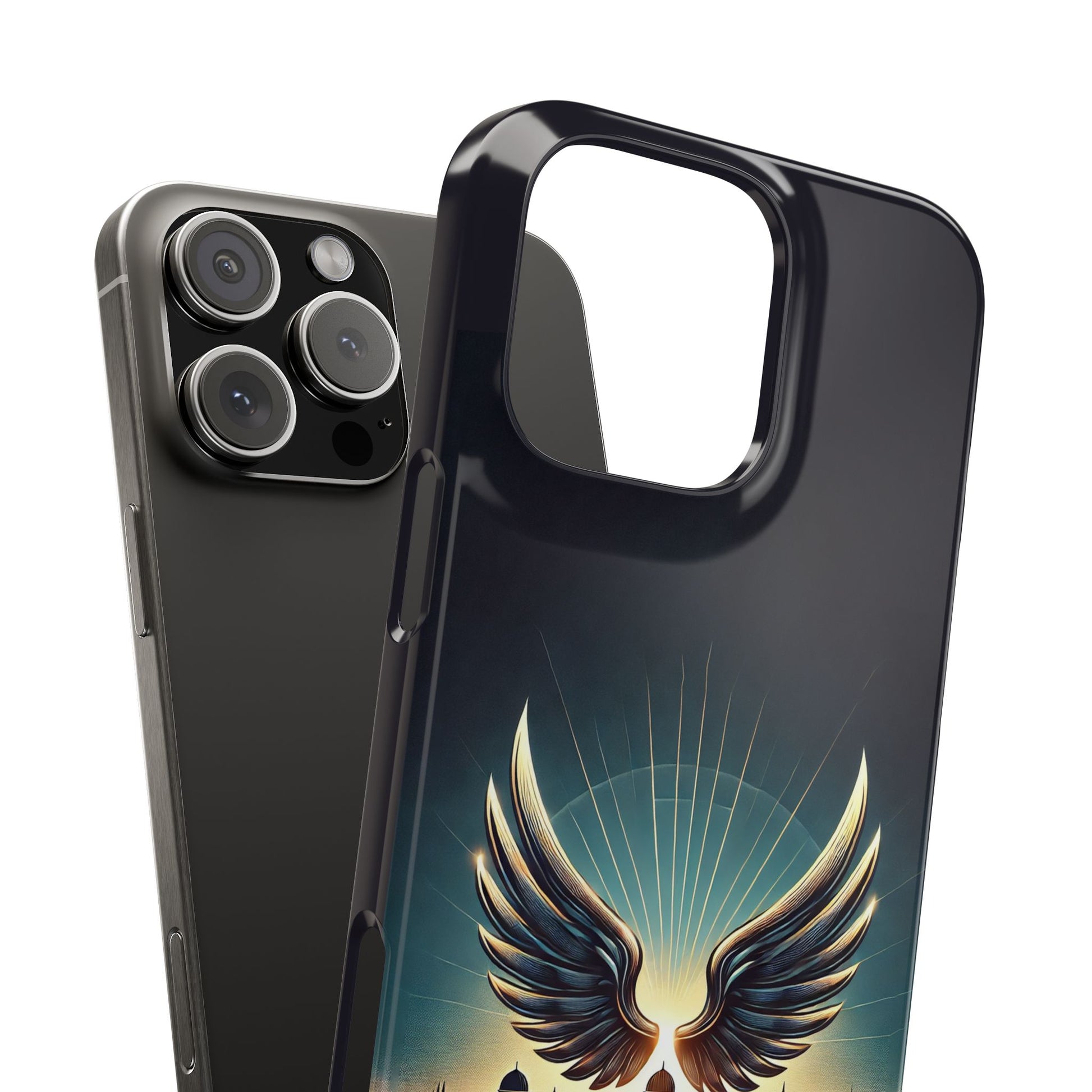 Sunset Wings Slim Phone Cases - American Zionist