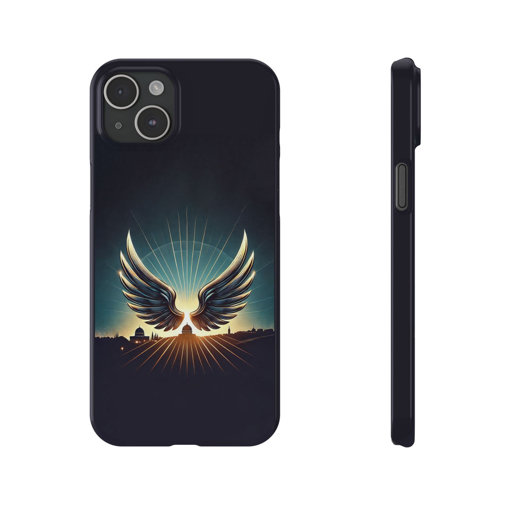 Sunset Wings Slim Phone Cases - American Zionist