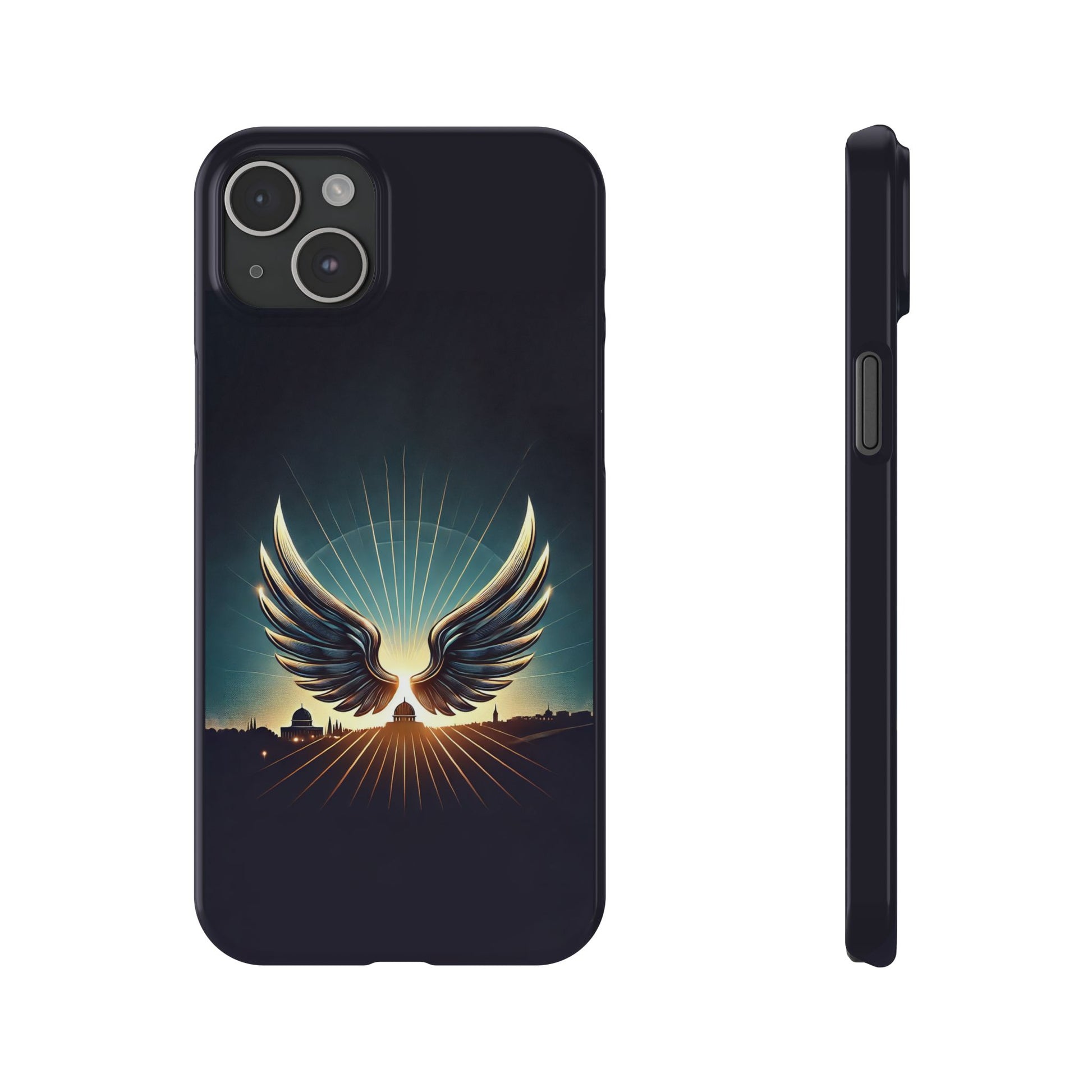 Sunset Wings Slim Phone Cases - American Zionist