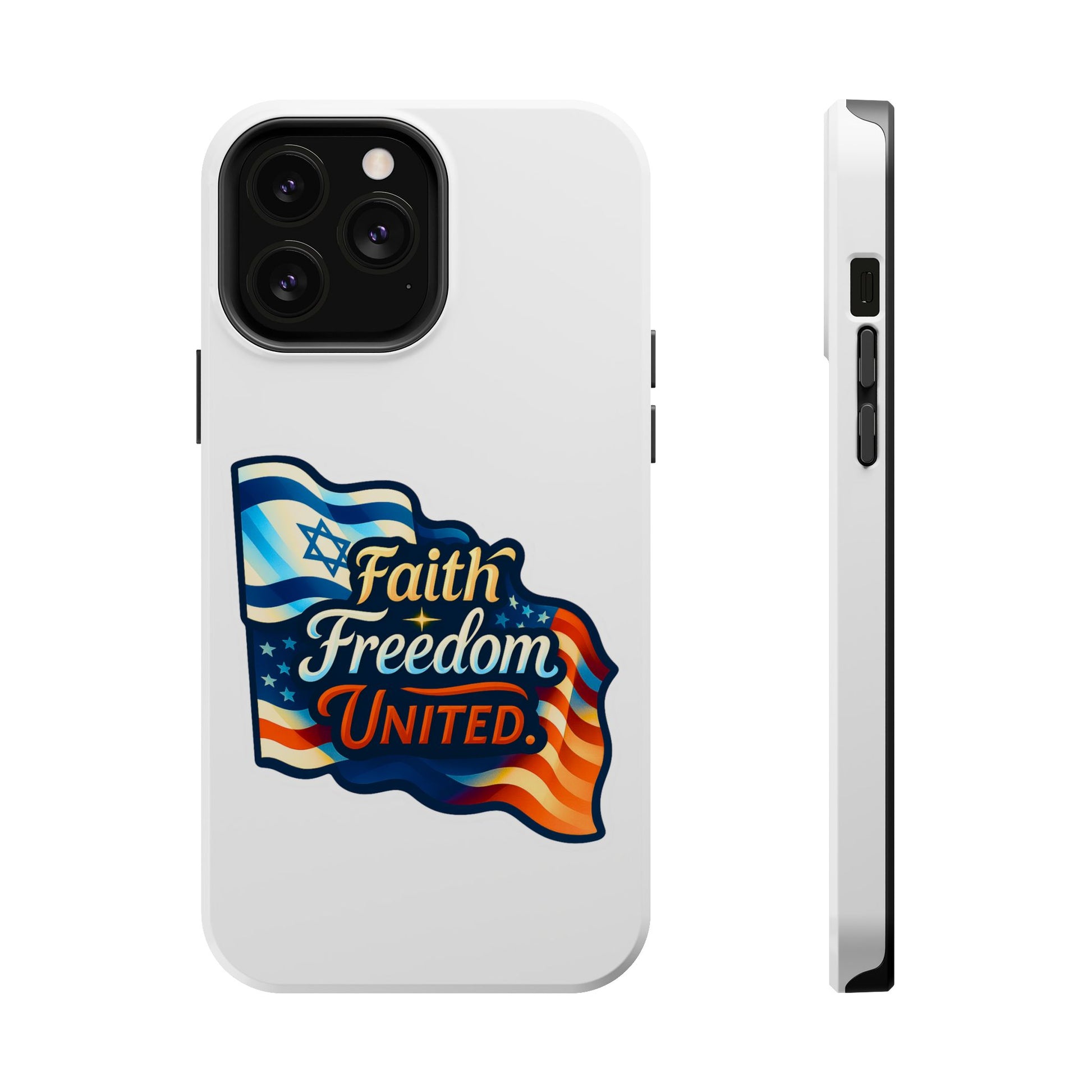 Faith Freedom United Magnetic Tough Cases - American Zionist