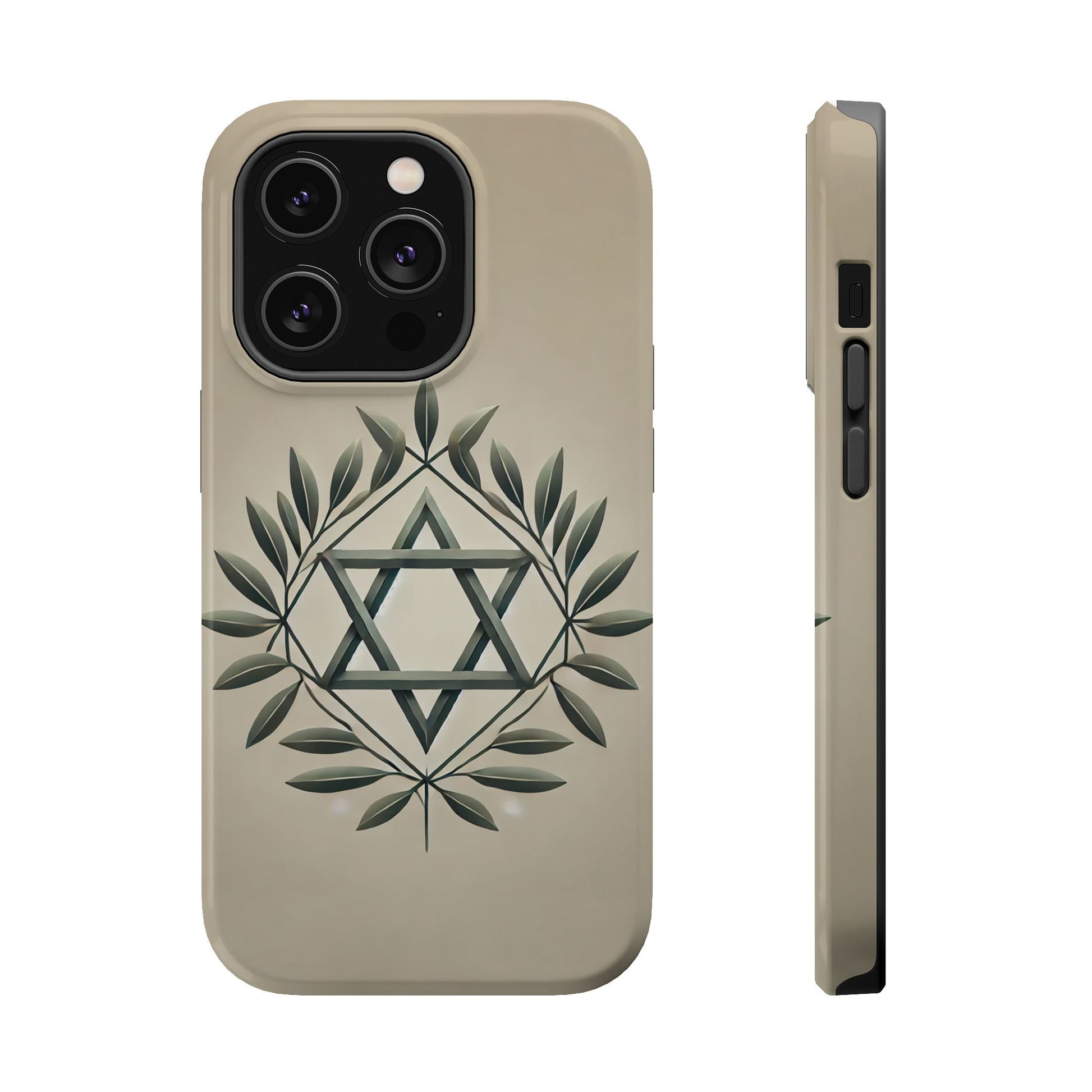 Olive and Star of David Magnetic Tough Cases - American Zionist