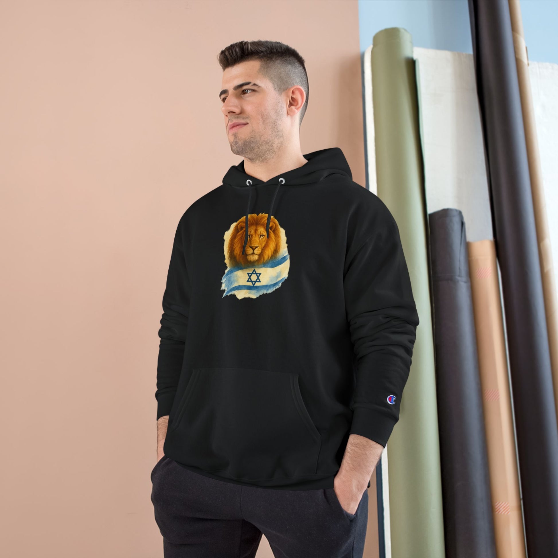 Lion Of Israel Champion Hoodie - American Zionist