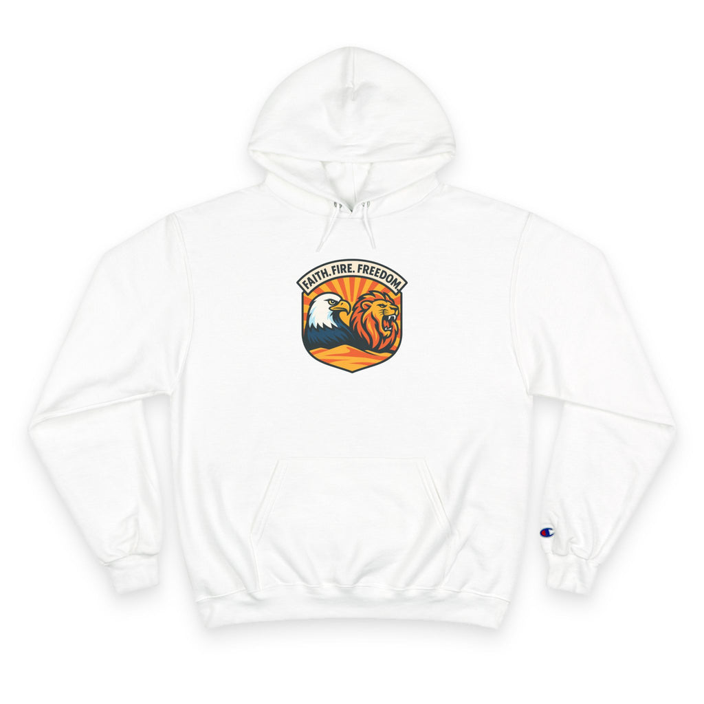 Lions Eagles Rise Champion Hoodie - American Zionist