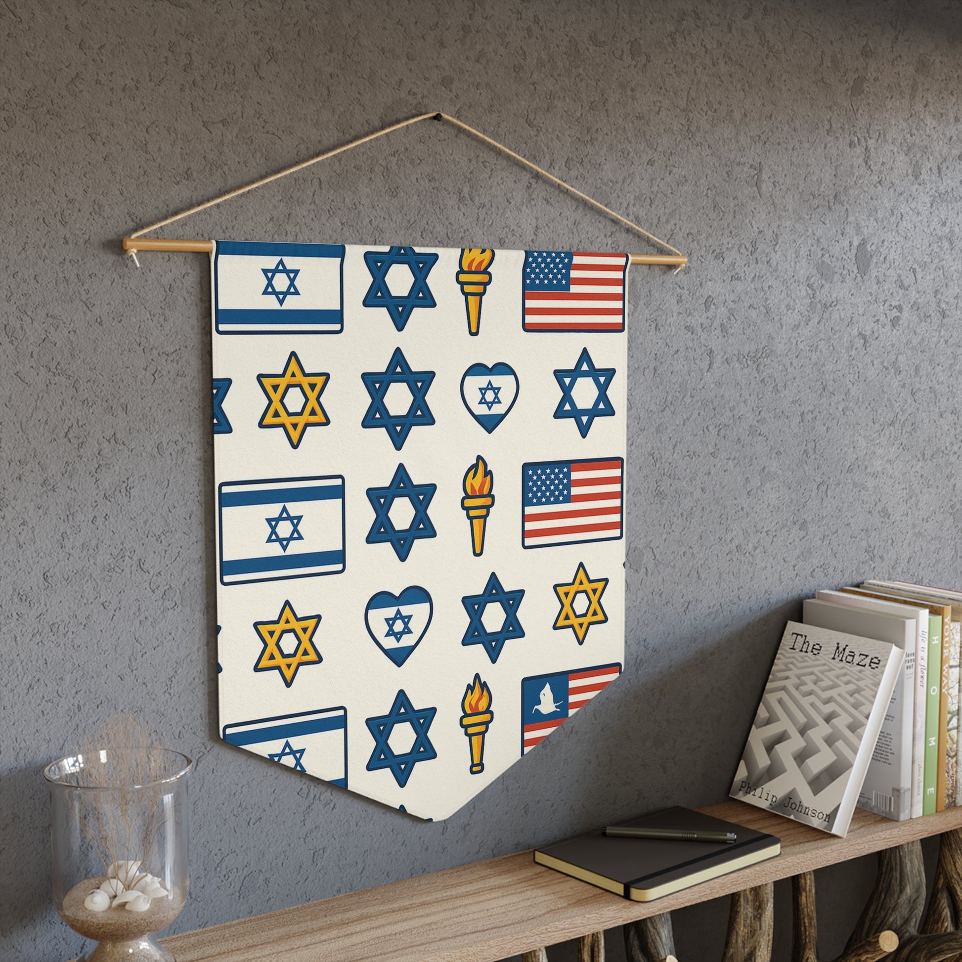 Symbol of Shared Freedom Pennant - American Zionist
