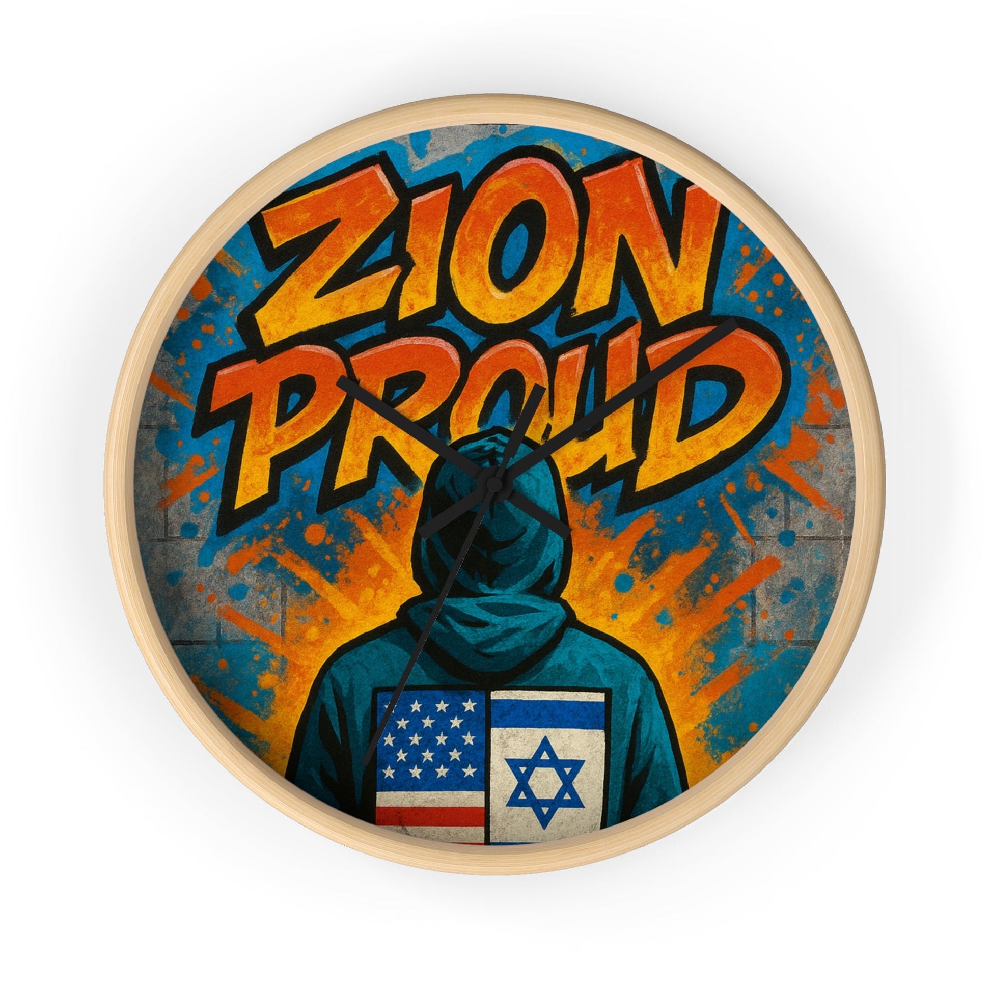 Zion Proud Wall Clock - American Zionist
