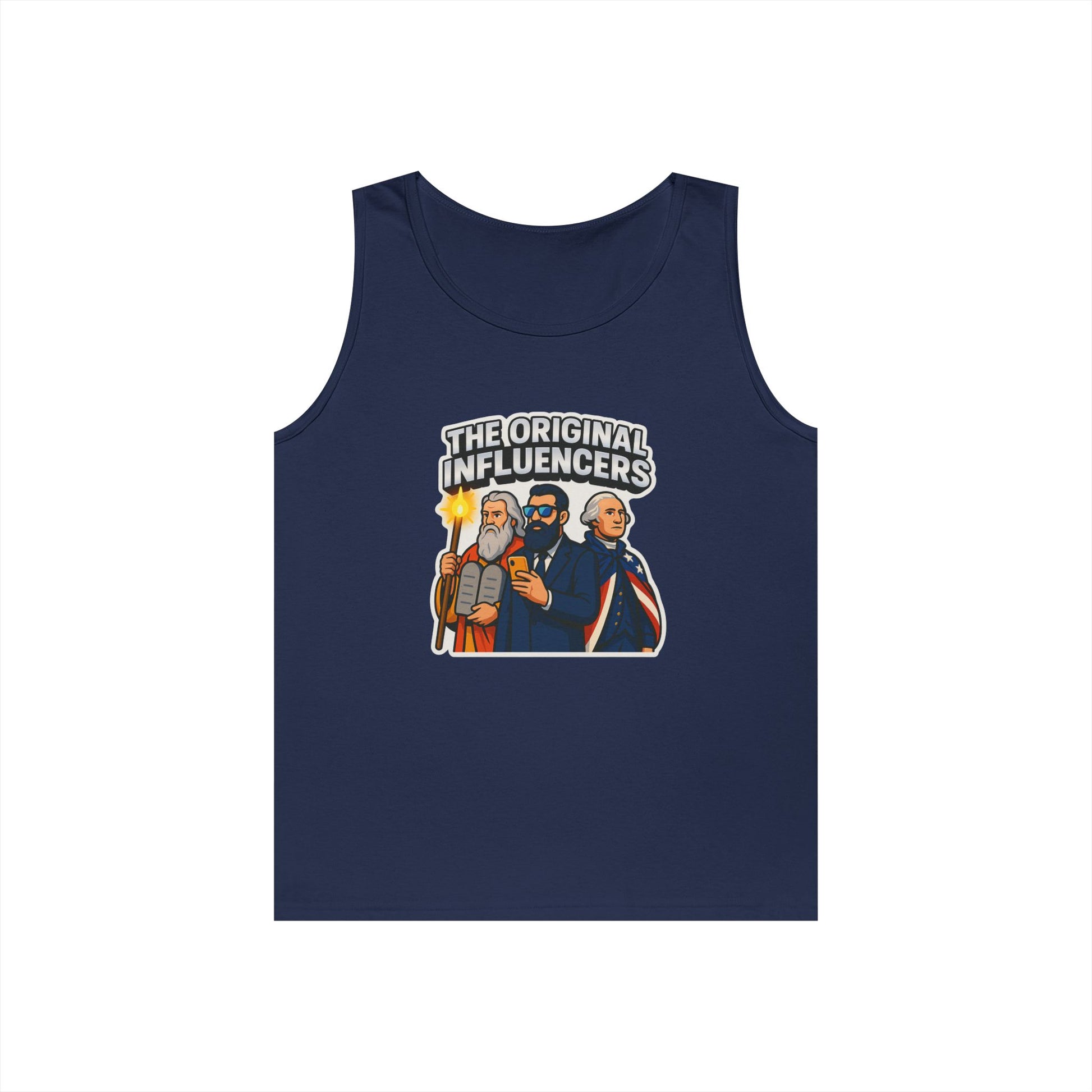 Original Influencers Unisex Heavy Cotton Tank Top - American Zionist