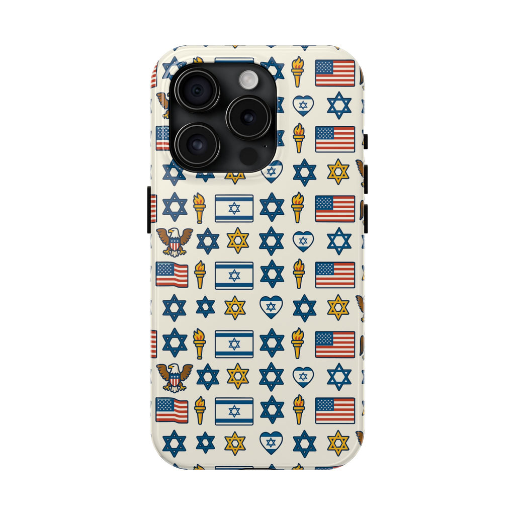 Symbol Of Shared Freedom Tough Phone Cases - American Zionist