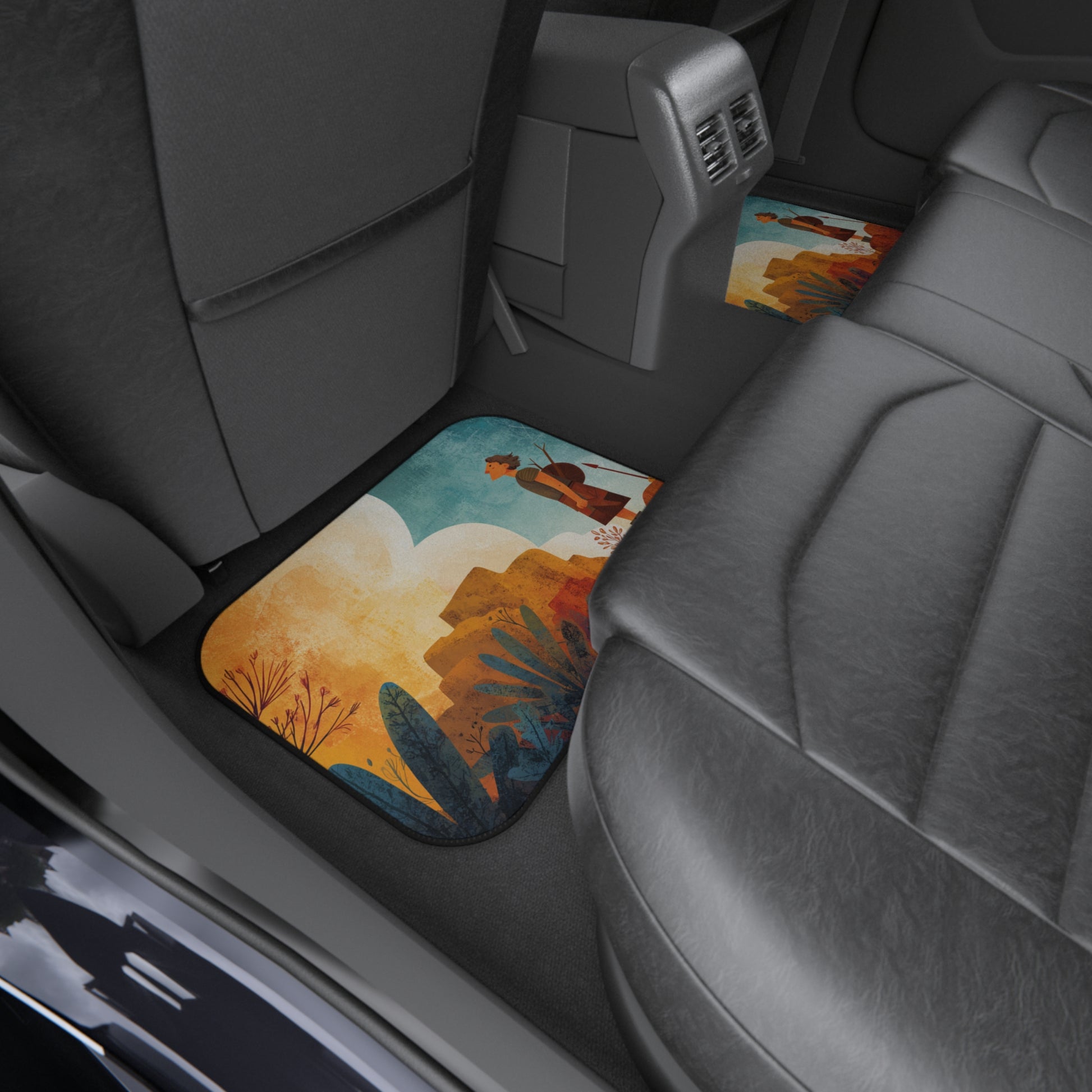 Jerusalem Adventurer Car Mats (2x Rear) - American Zionist