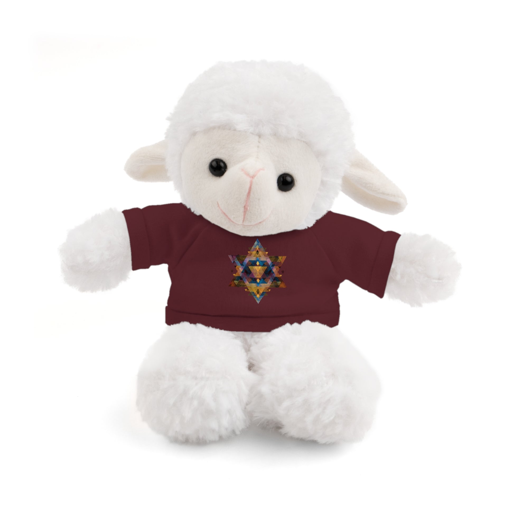 Star Of David Geometric Stuffed Animals with Tee - American Zionist
