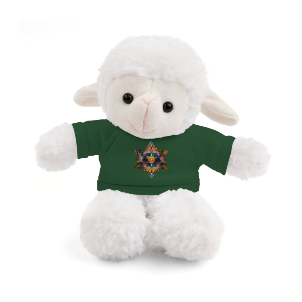 Star Of David Geometric Stuffed Animals with Tee - American Zionist