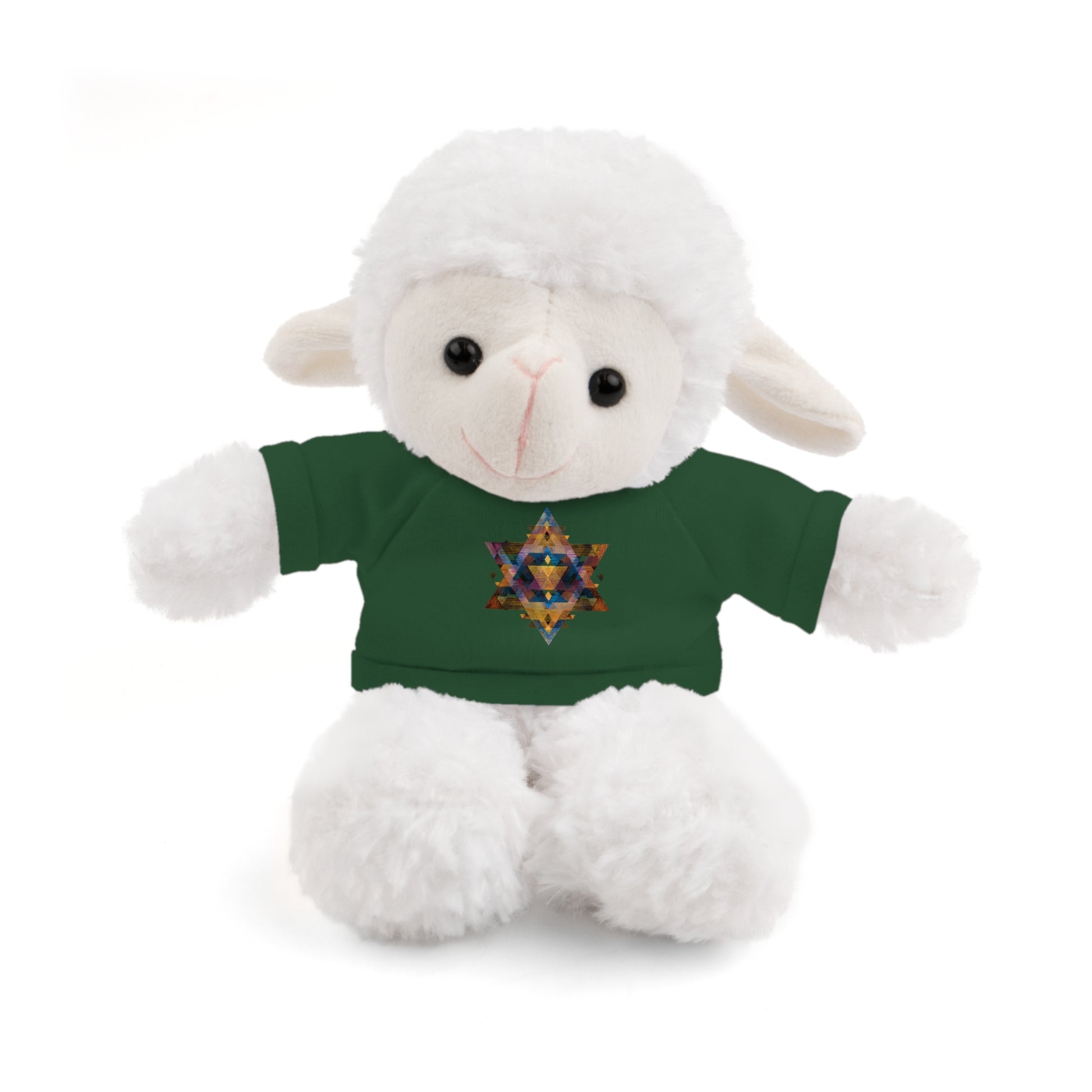 Star Of David Geometric Stuffed Animals with Tee - American Zionist