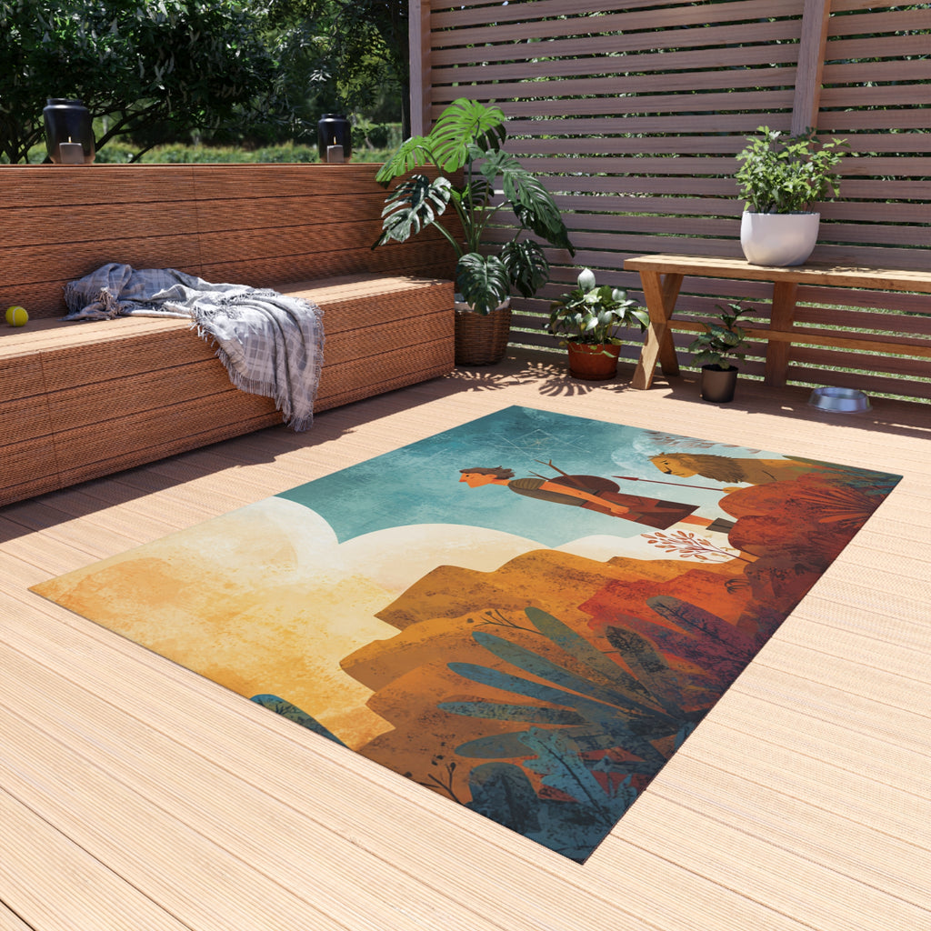 Jerusalem Adventurer Outdoor Rug - American Zionist