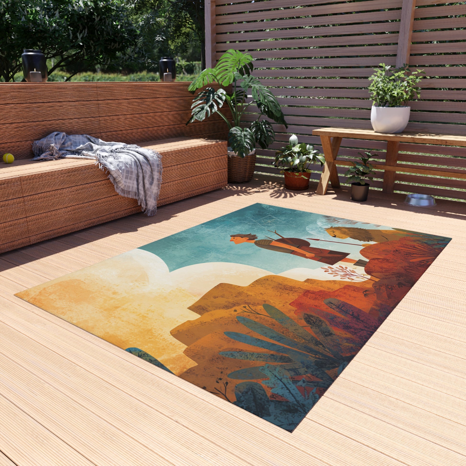 Jerusalem Adventurer Outdoor Rug - American Zionist