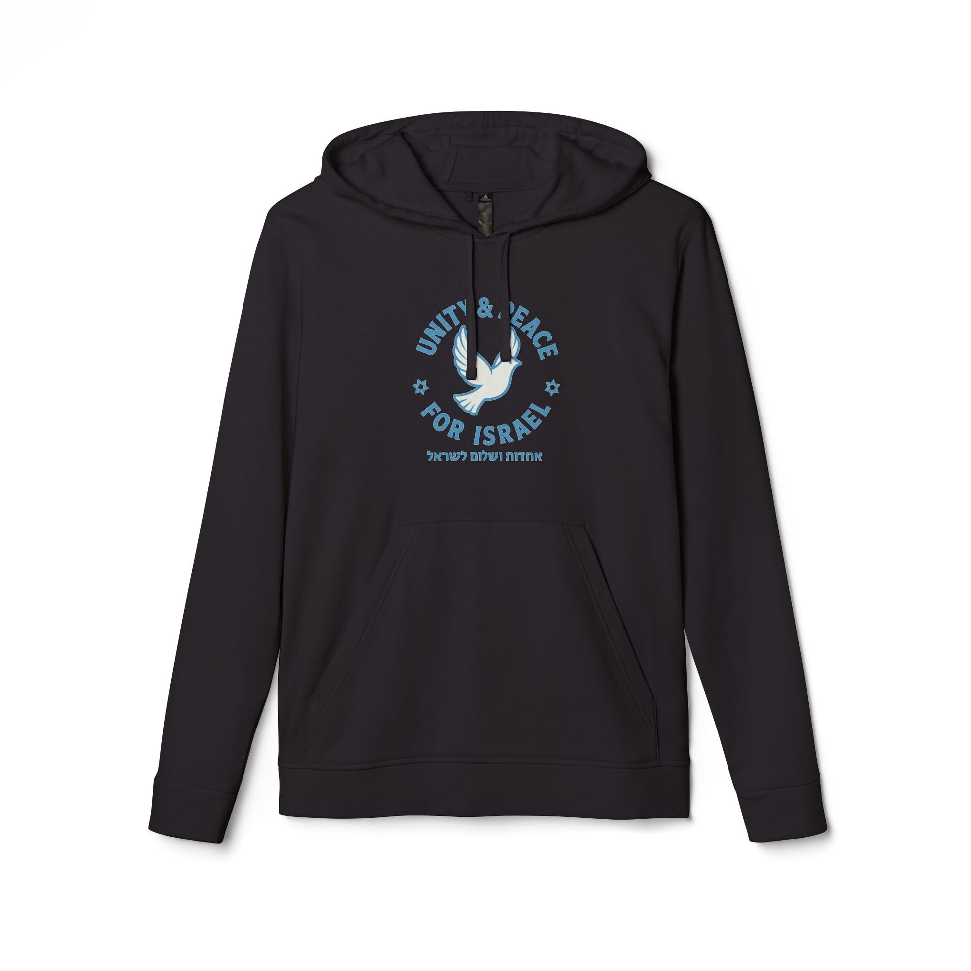Unity Peace For Israel Adidas Unisex Fleece Hoodie - American Zionist