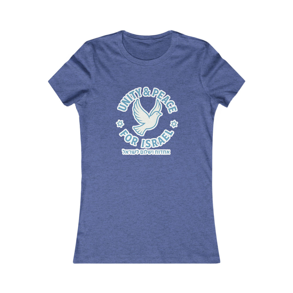 Unity Peace For Israel Women's Favorite Tee - American Zionist
