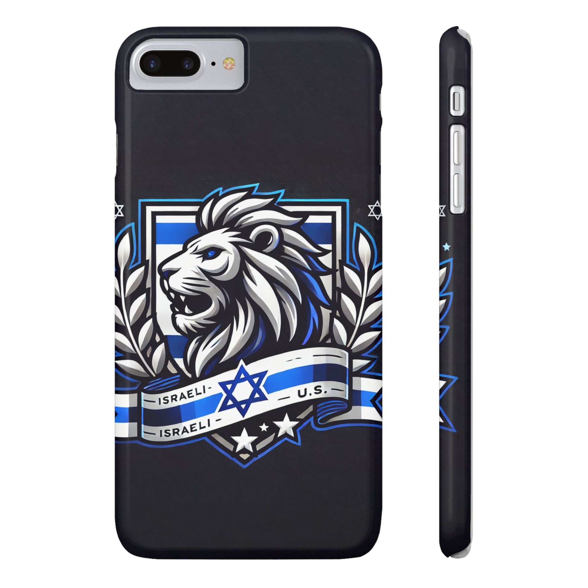 Lion of Judah Crest Slim Phone Cases - American Zionist