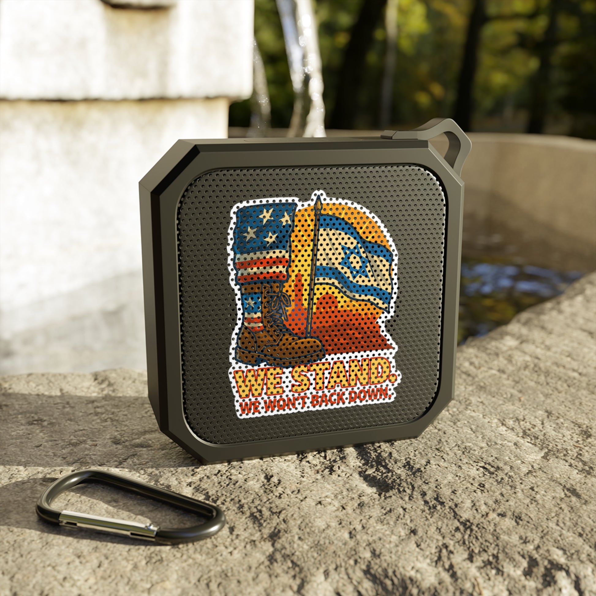 We Stand Blackwater Outdoor Bluetooth Speaker - American Zionist