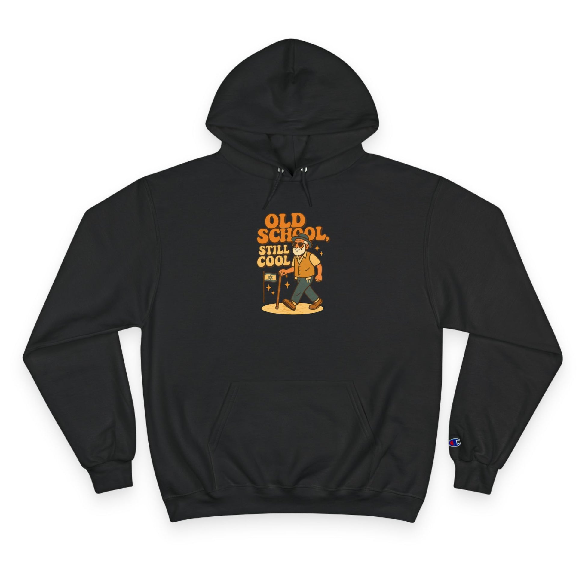 Old School Grandpa Champion Hoodie - American Zionist