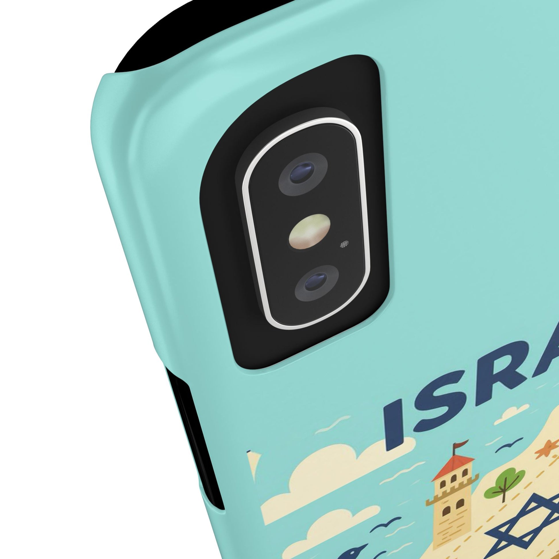Map of Israel Slim Phone Cases - American Zionist
