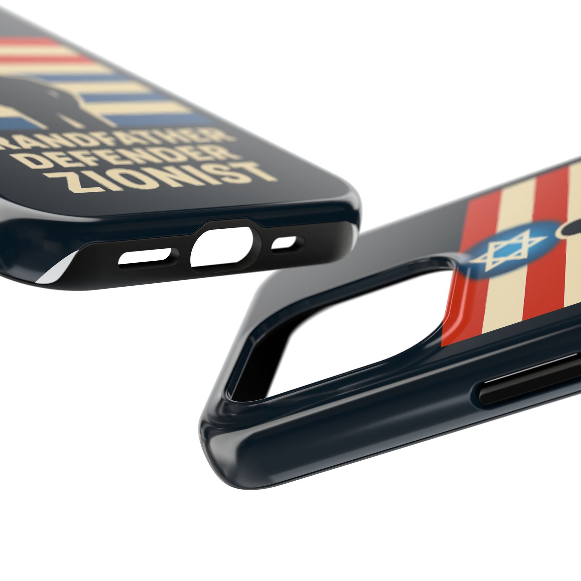 Grandfather Zionist Tough Phone Cases - American Zionist