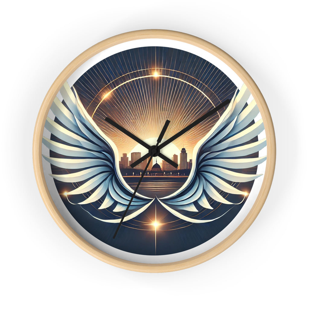 Wings of Zion Wall Clock - American Zionist