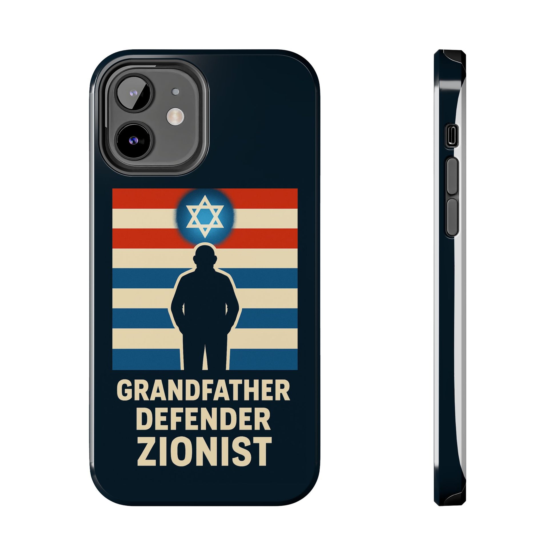 Grandfather Zionist Tough Phone Cases - American Zionist