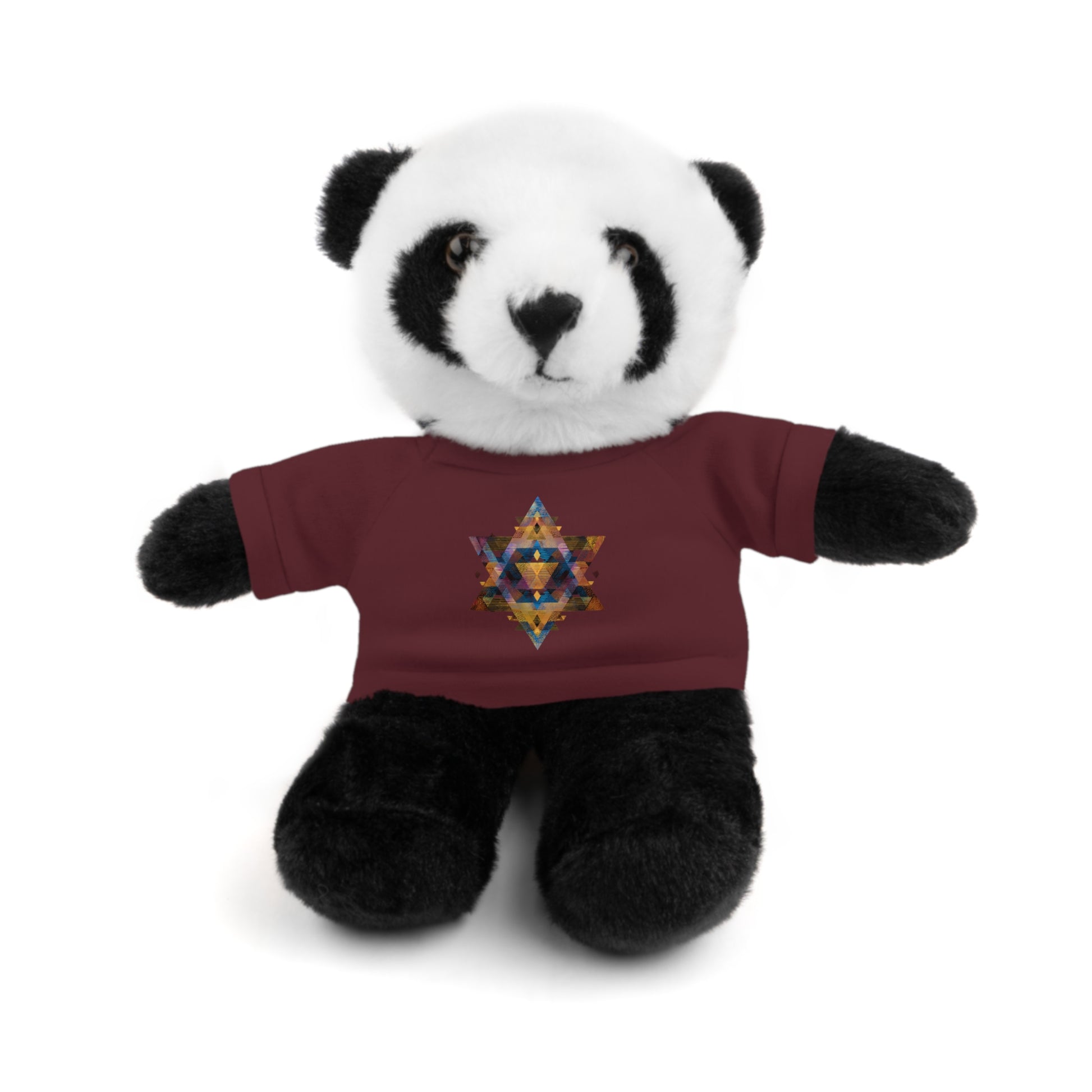 Star Of David Geometric Stuffed Animals with Tee - American Zionist