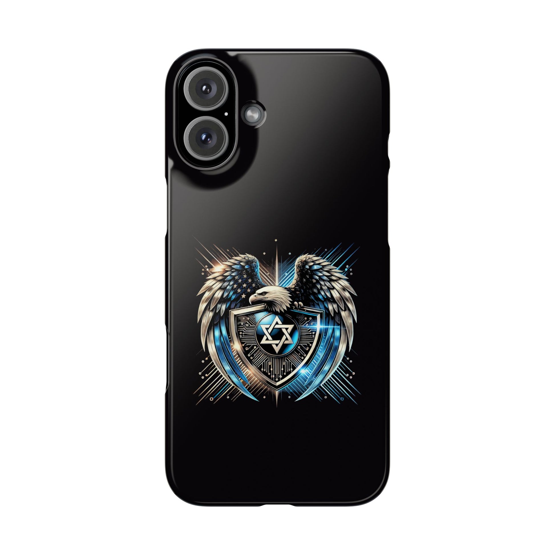 Wings of Zion Slim Phone Cases - American Zionist