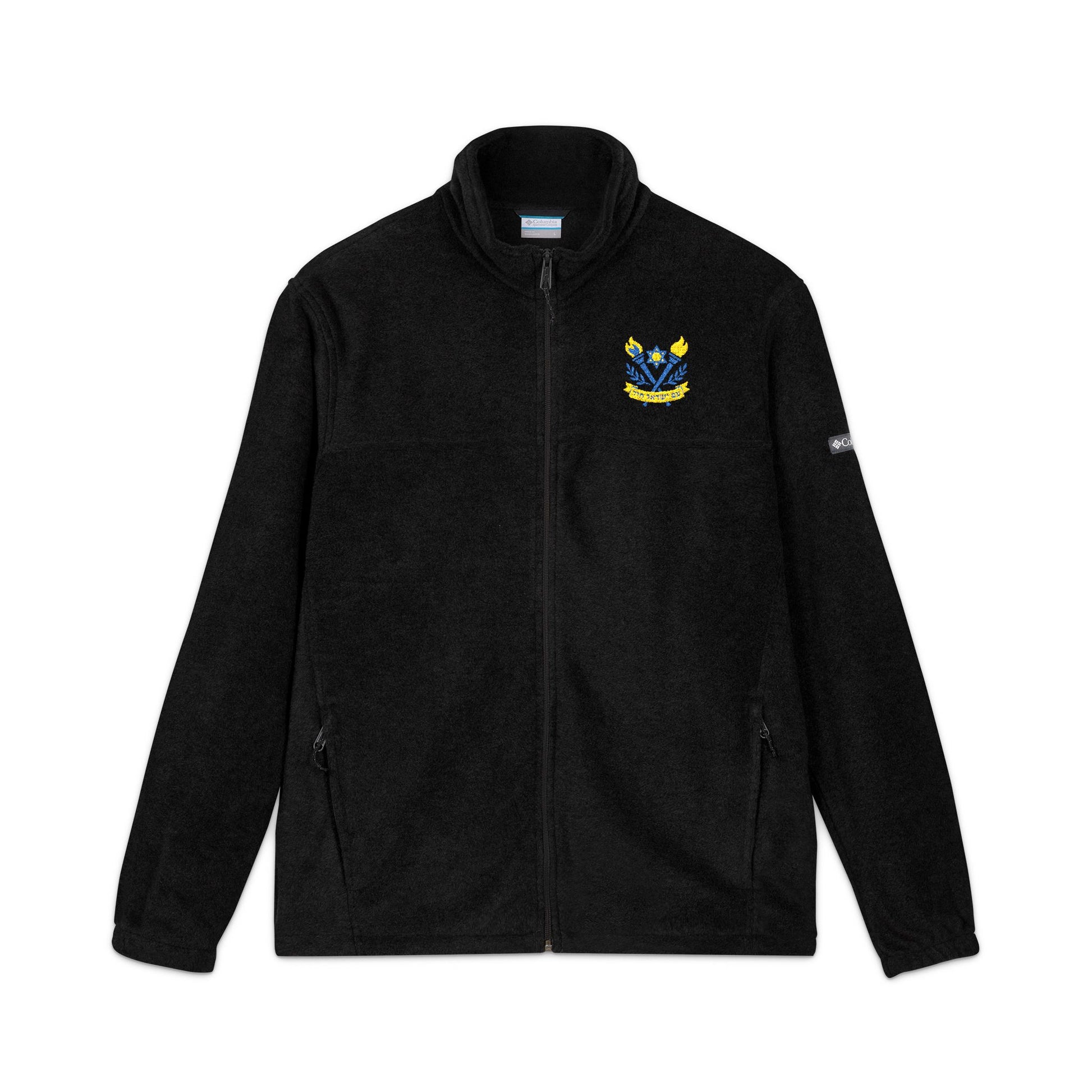 Torches Of Chai Unisex Columbia Fleece Jacket (Embroidery) - American Zionist