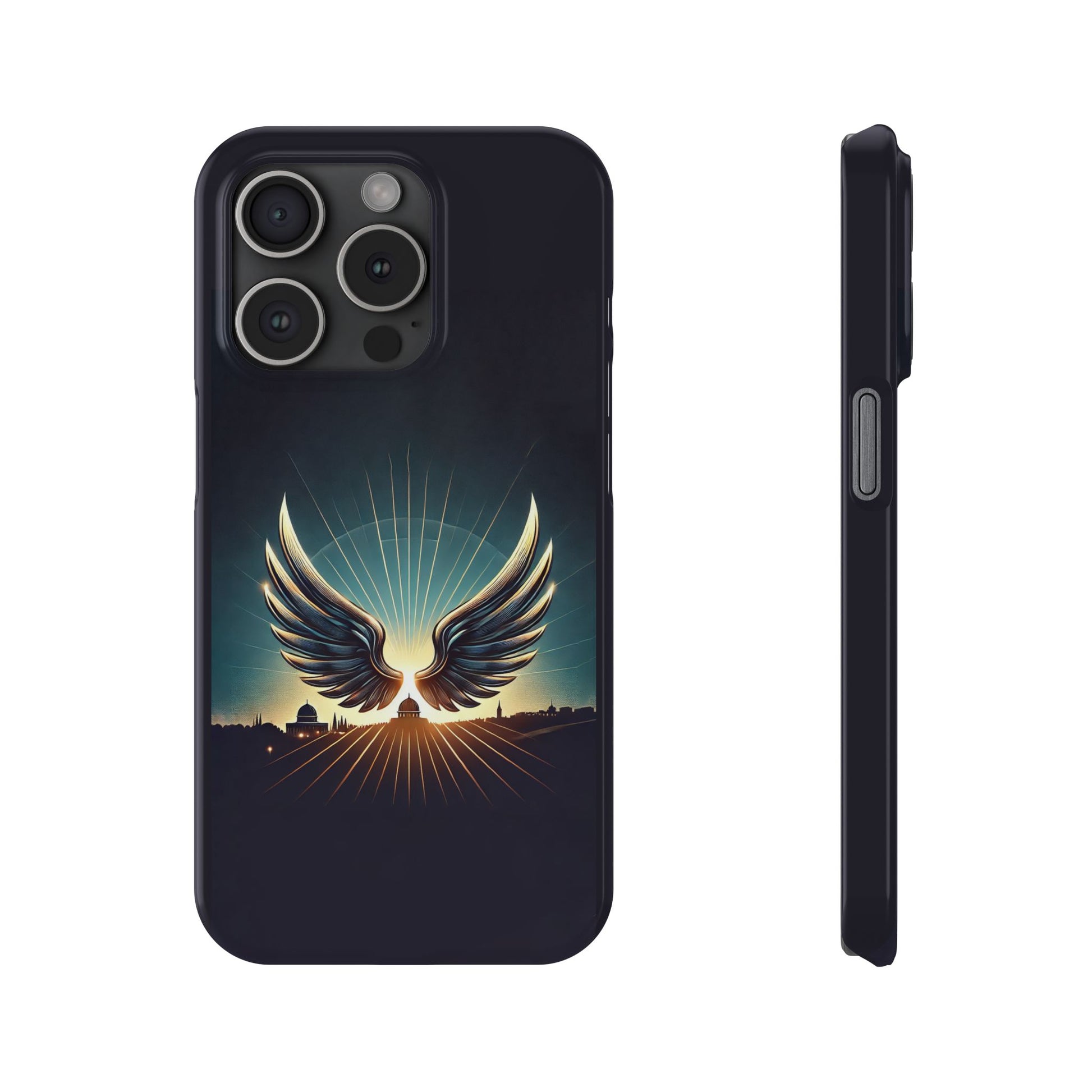 Sunset Wings Slim Phone Cases - American Zionist