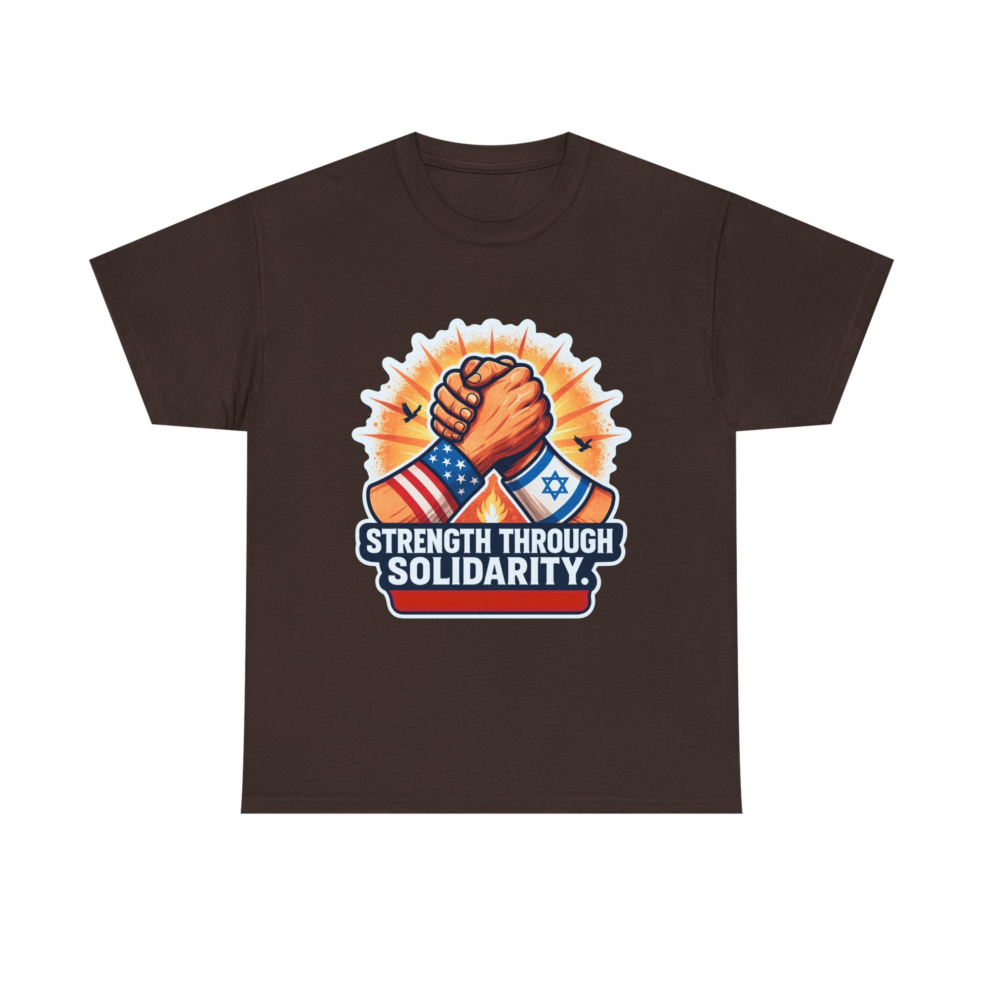 Strength Through Solidarity Unisex Heavy Cotton Tee - American Zionist