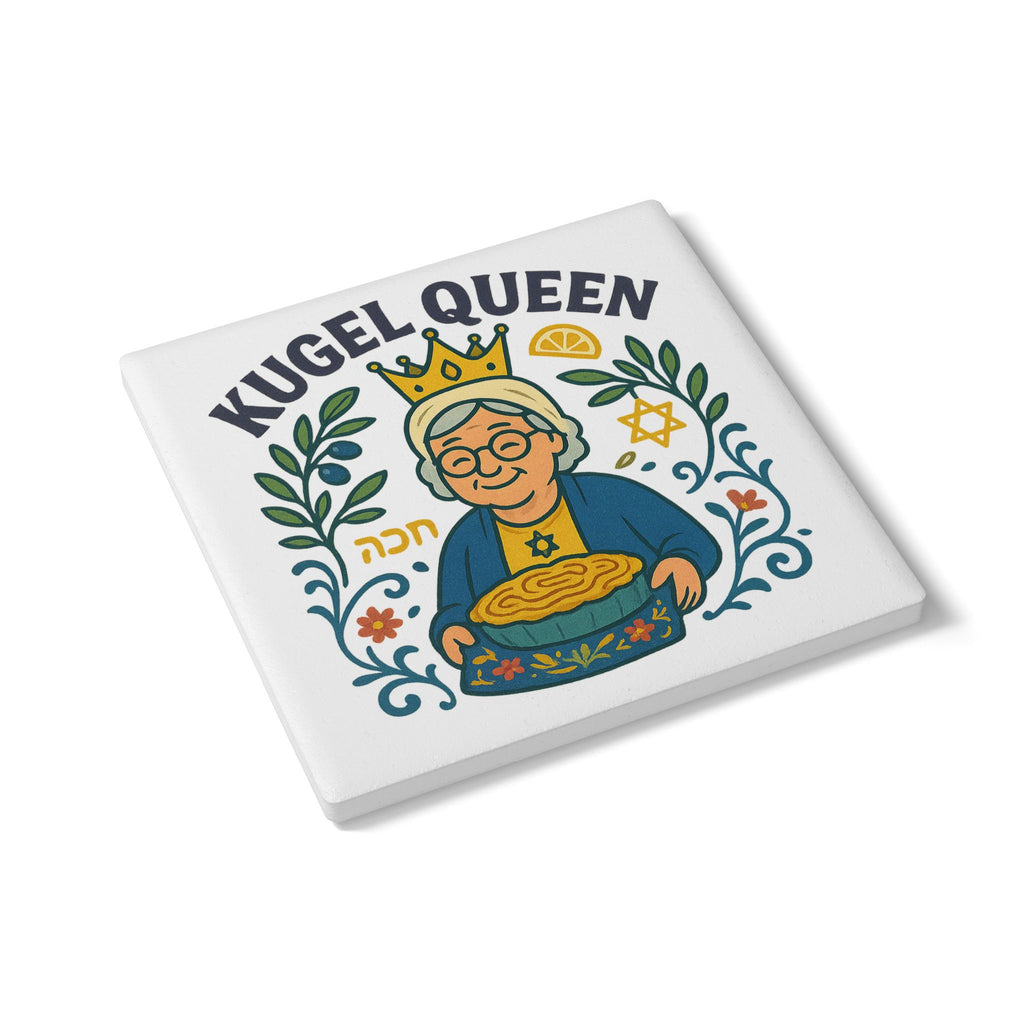 Kugel Queen Ceramic Coaster - American Zionist