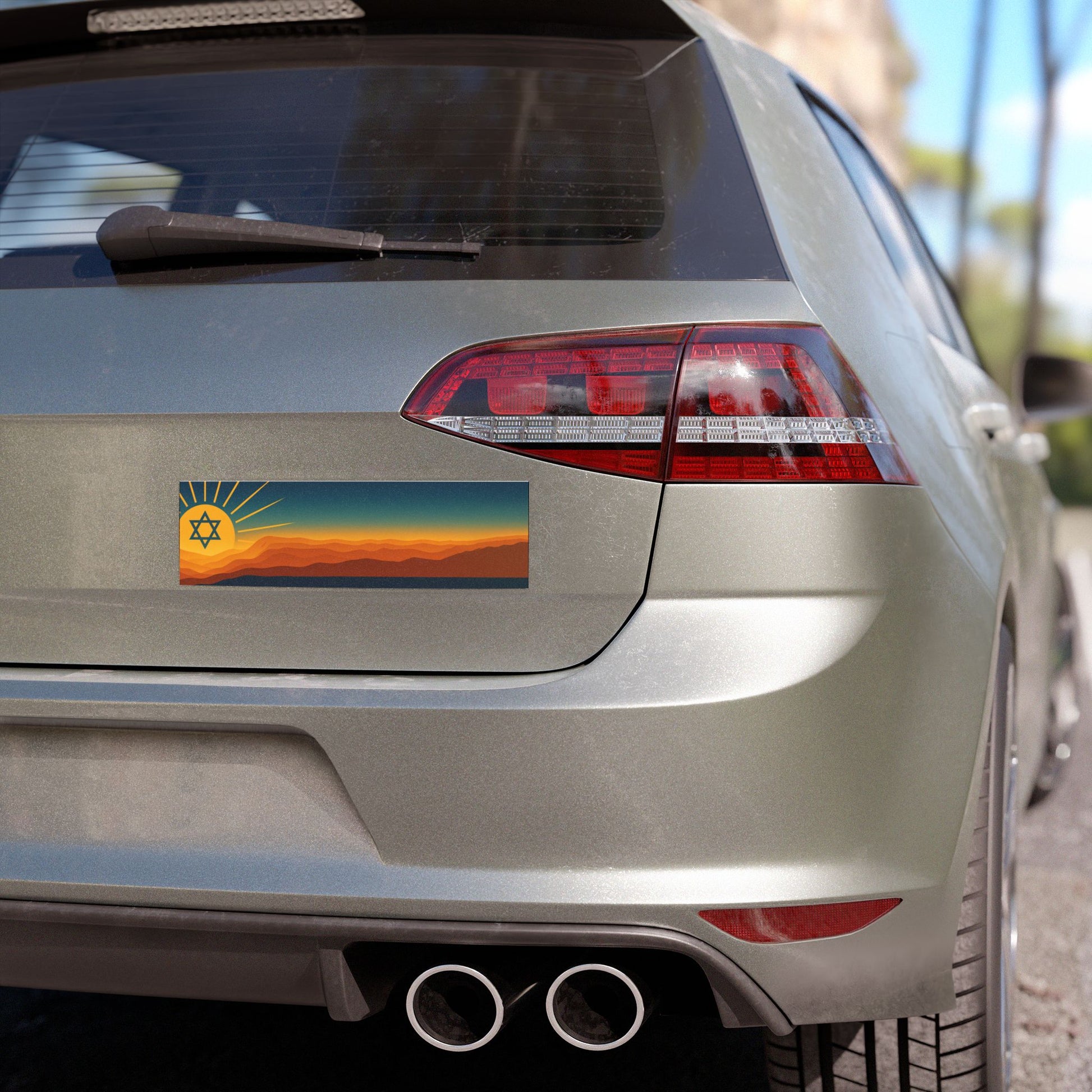Promise At Dawn Car Magnets - American Zionist
