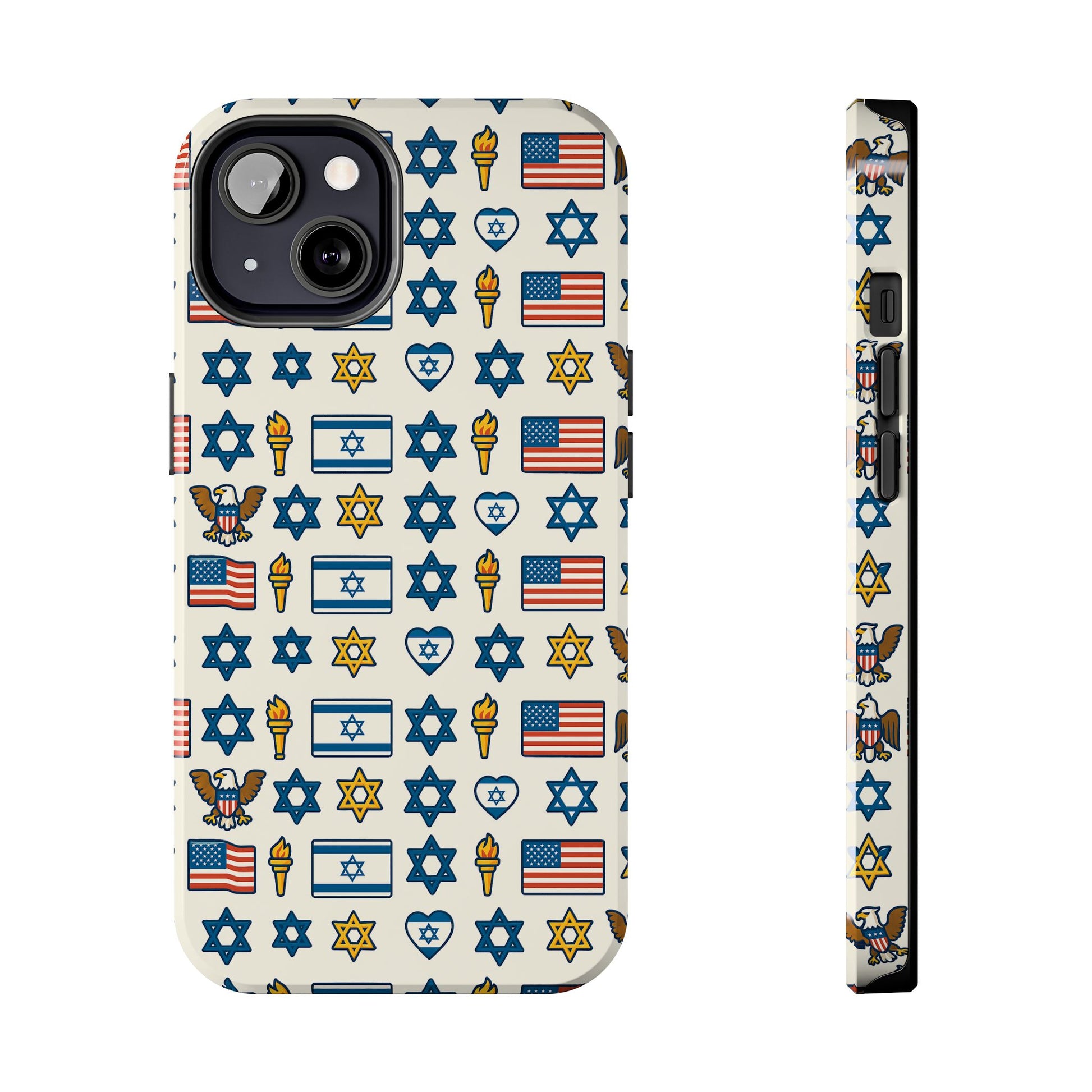 Symbol Of Shared Freedom Tough Phone Cases - American Zionist