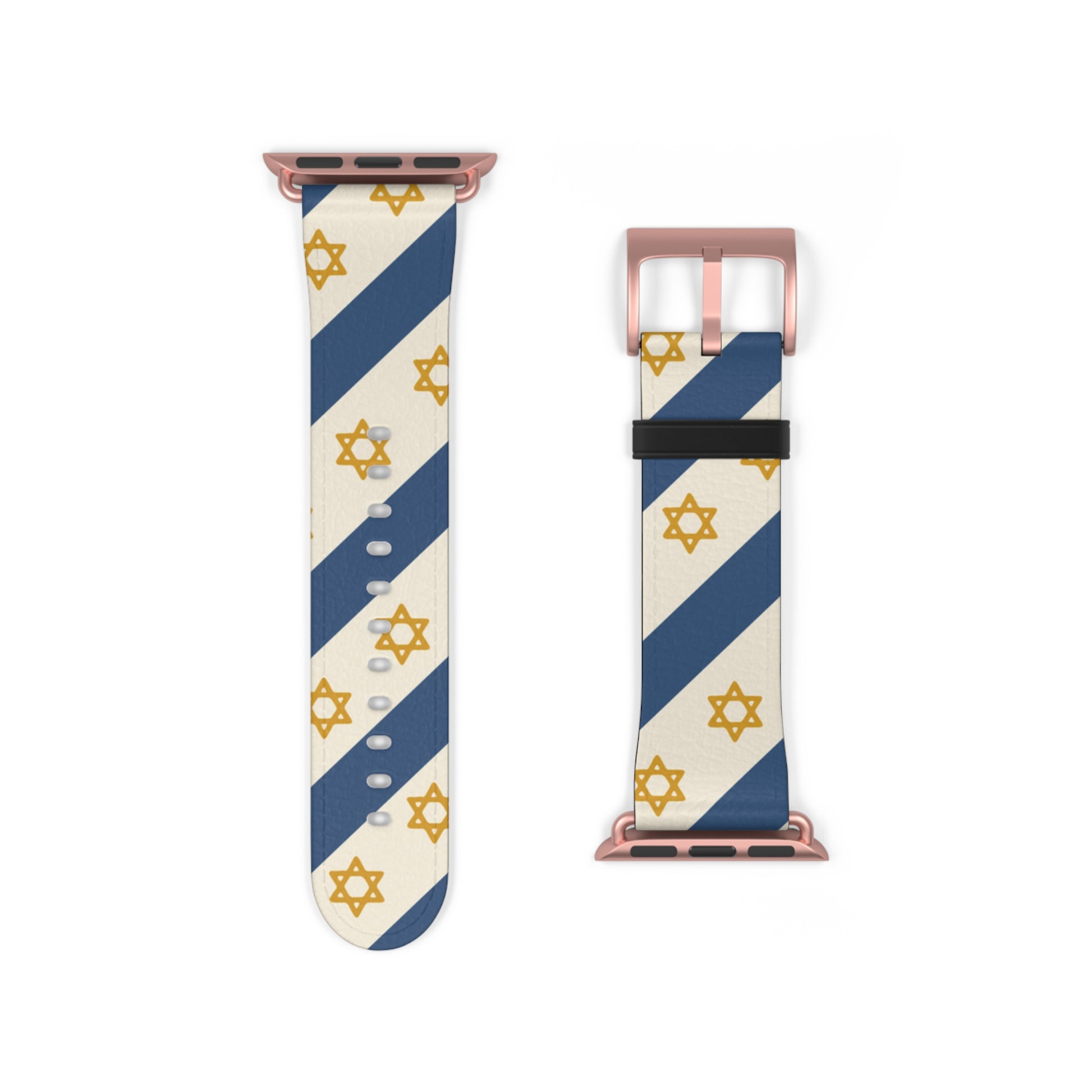 Israel Regalia Stripe Watch Band - American Zionist