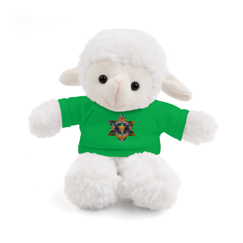 Star Of David Geometric Stuffed Animals with Tee - American Zionist