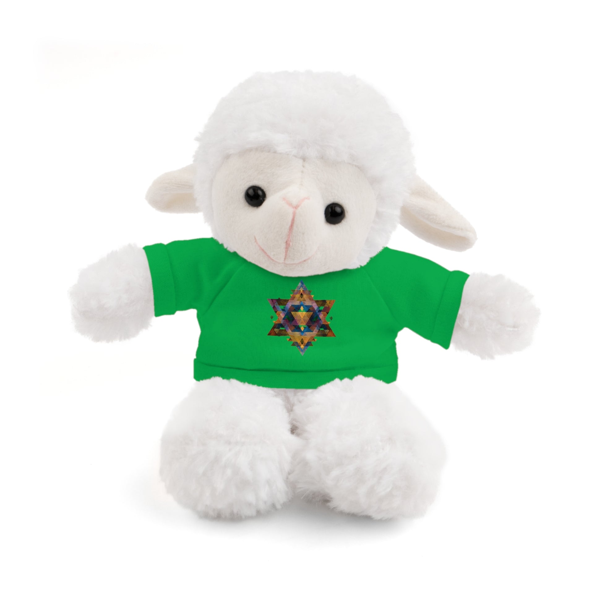 Star Of David Geometric Stuffed Animals with Tee - American Zionist