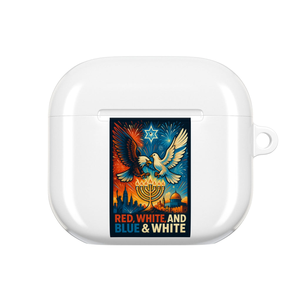 Red White and Blue AirPod Cases - American Zionist