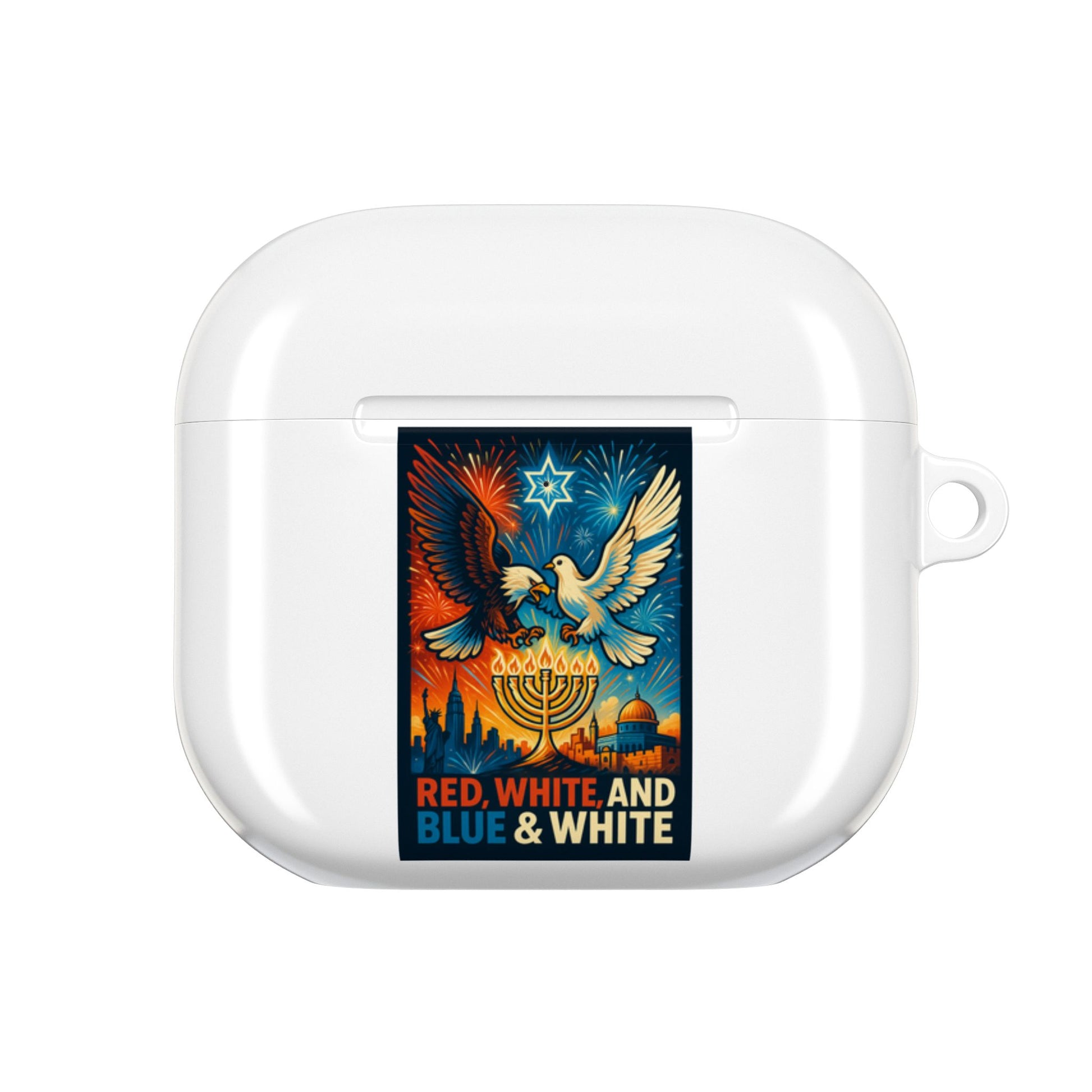 Red White and Blue AirPod Cases - American Zionist